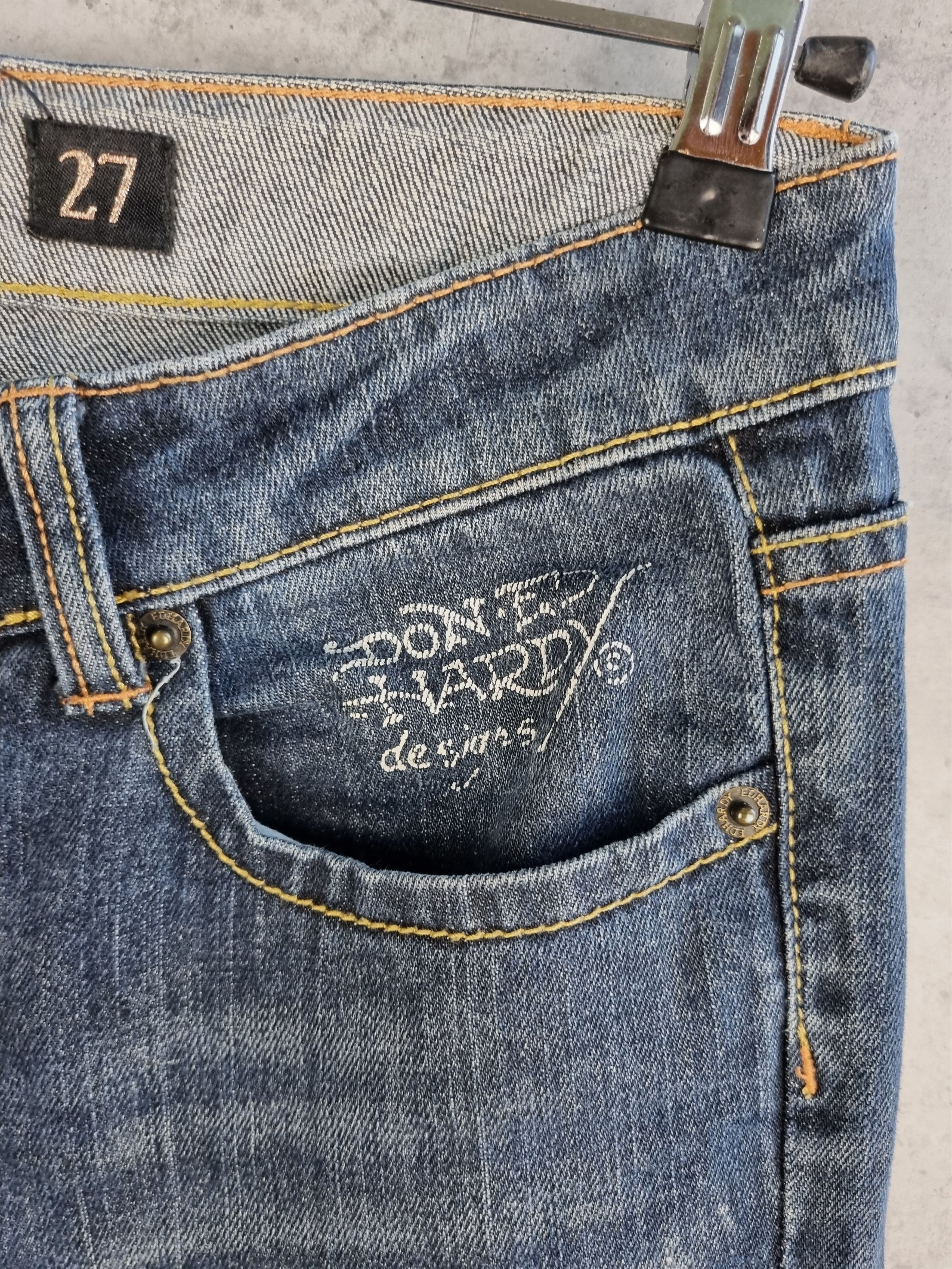 Christian Audigier × Ed Hardy Rare Size 90s Ed Hardy Big Logo Denim Jeans Size 27" / US 4 / IT 40 - 9 Thumbnail