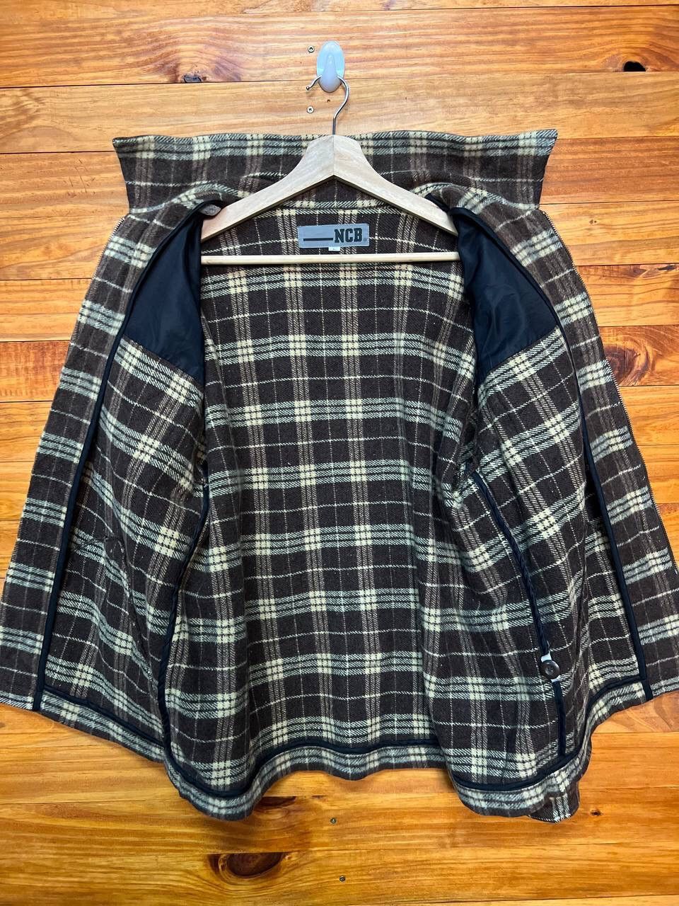 Japanese Brand NCB WOOL PLAID JACKET Size US L / EU 52-54 / 3 - 10 Thumbnail