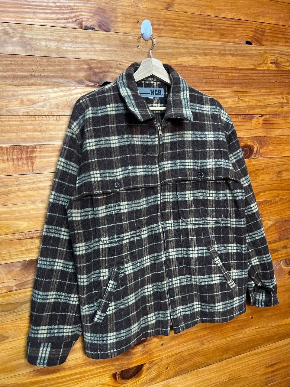 Japanese Brand NCB WOOL PLAID JACKET Size US L / EU 52-54 / 3 - 2 Thumbnail