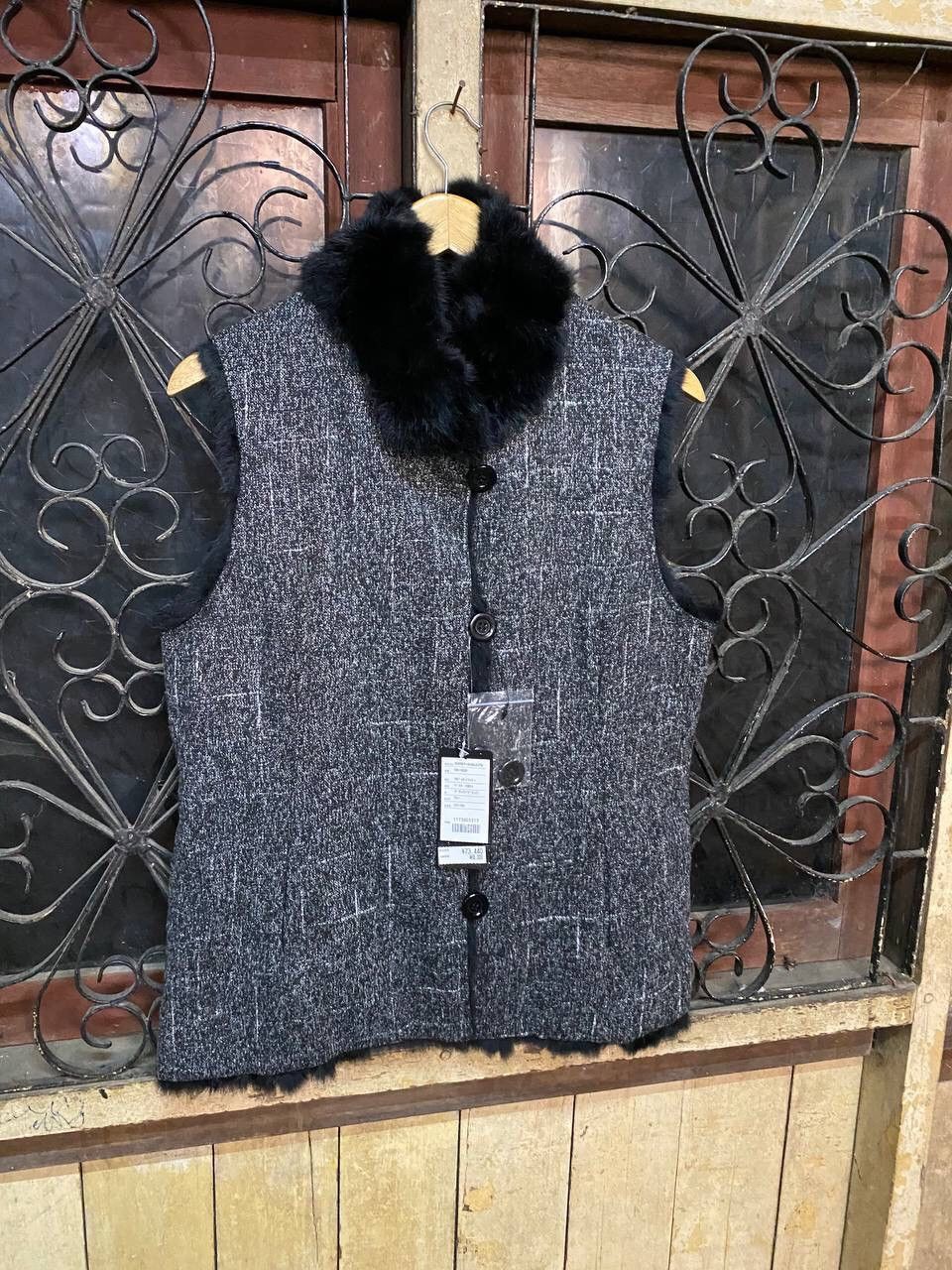 Japanese Brand Real Rabbit Fur Vest Jacket Size US M / EU 48-50 / 2 - 3 Thumbnail