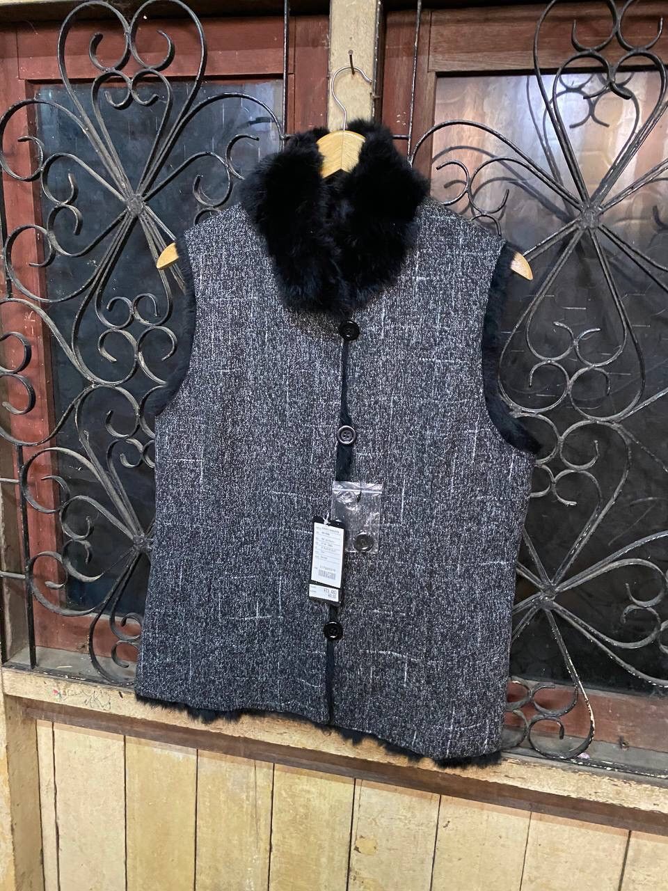 Japanese Brand Real Rabbit Fur Vest Jacket Size US M / EU 48-50 / 2 - 2 Thumbnail