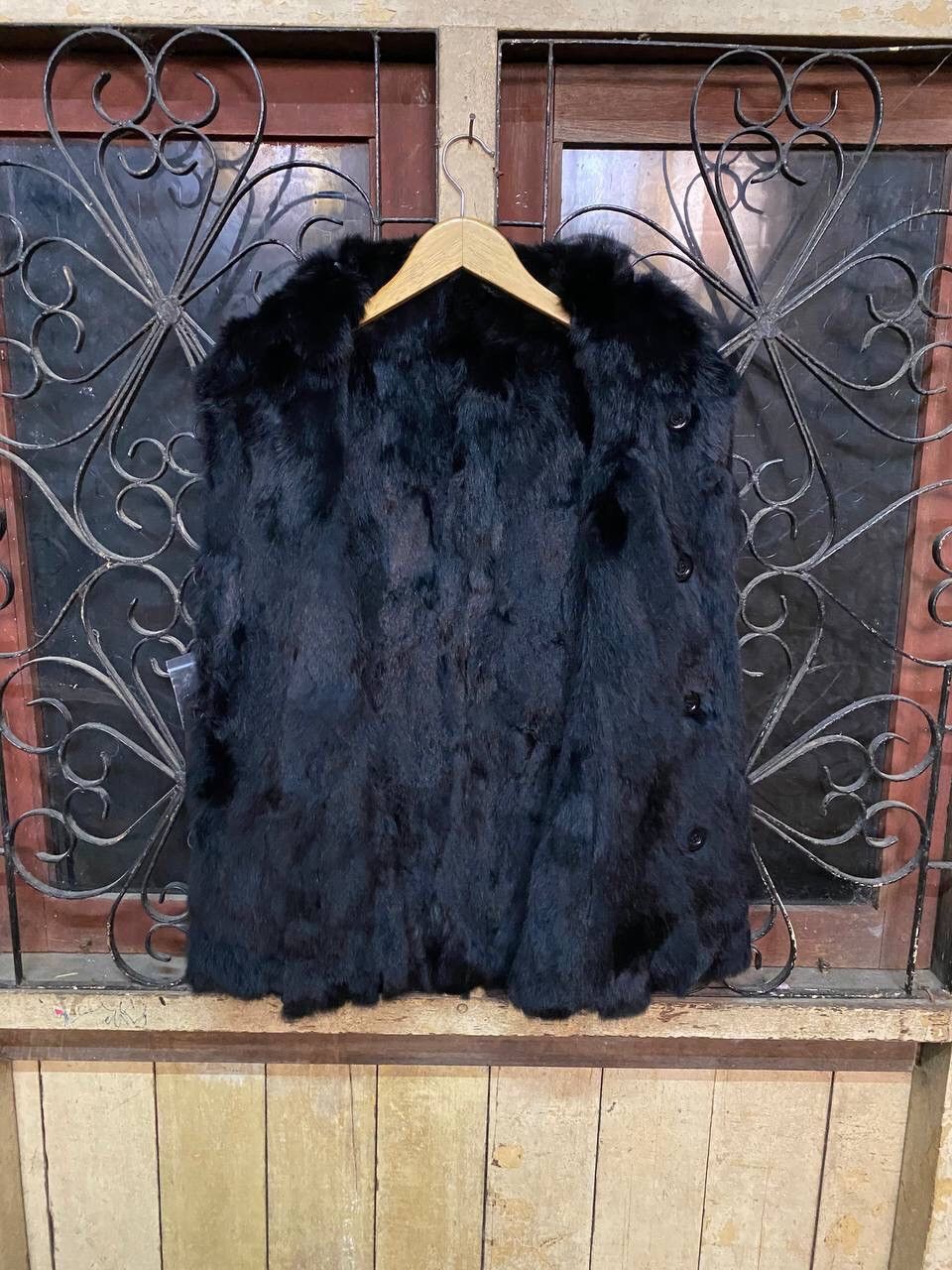 Japanese Brand Real Rabbit Fur Vest Jacket Size US M / EU 48-50 / 2 - 5 Thumbnail