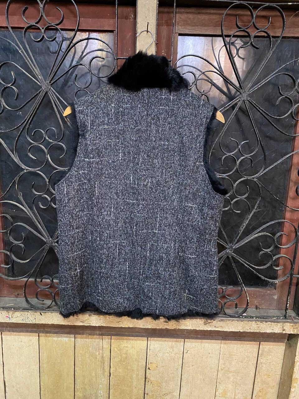 Japanese Brand Real Rabbit Fur Vest Jacket Size US M / EU 48-50 / 2 - 4 Thumbnail