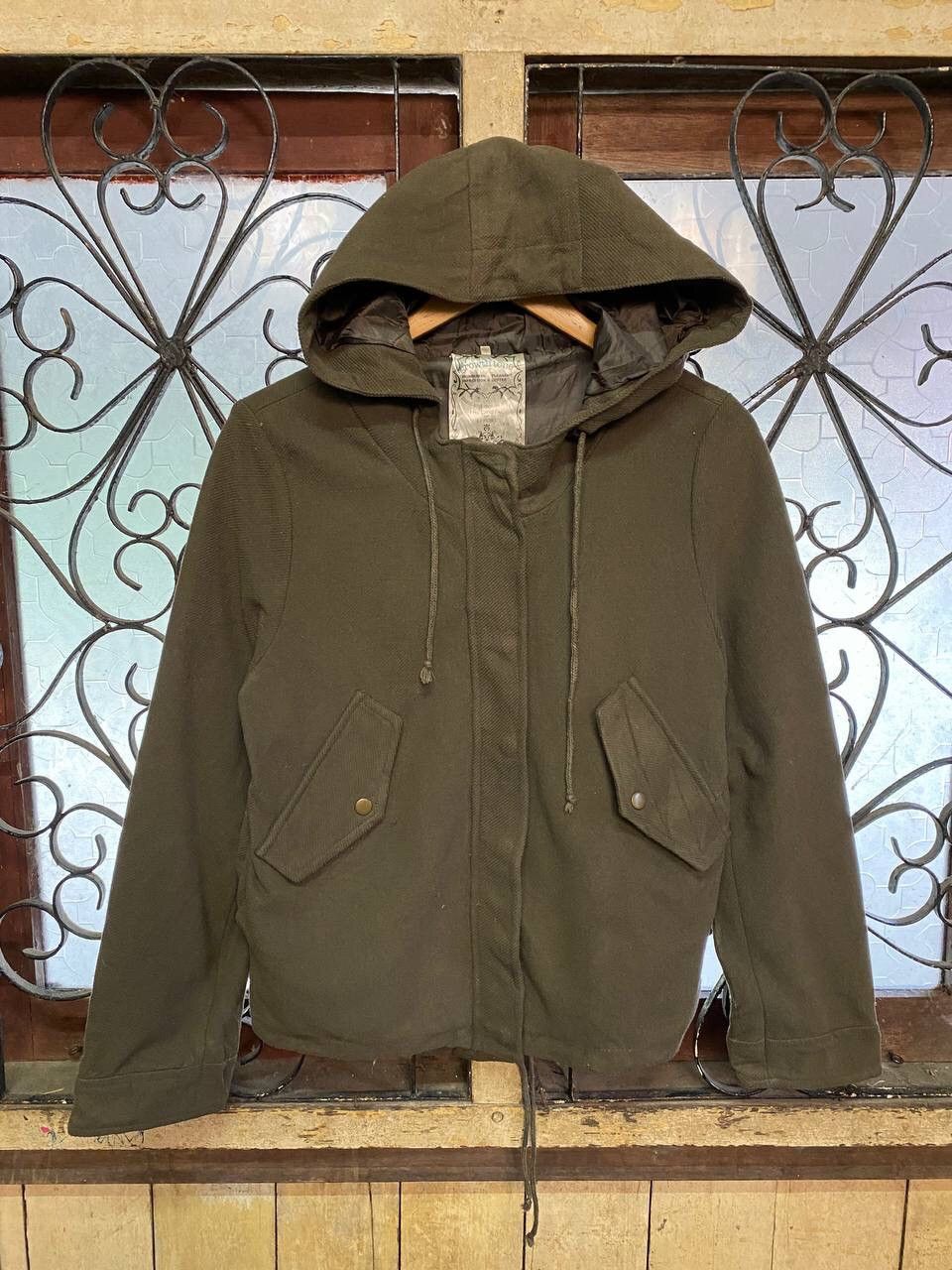 Japanese Brand VINTAGE GROWTH TONE SHORT HOODED JACKET Size US S / EU 44-46 / 1 - 3 Thumbnail