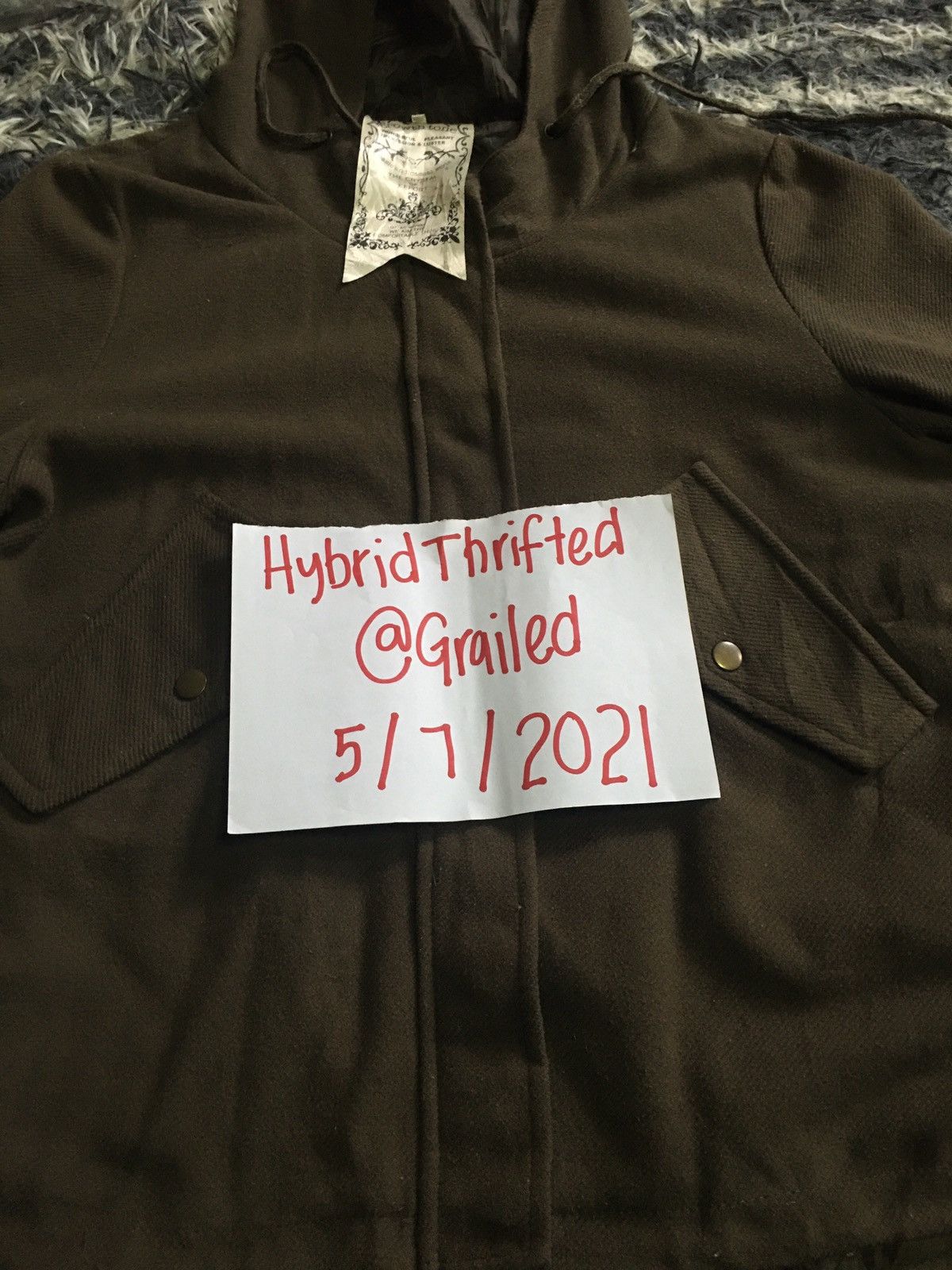 Japanese Brand VINTAGE GROWTH TONE SHORT HOODED JACKET Size US S / EU 44-46 / 1 - 16 Thumbnail