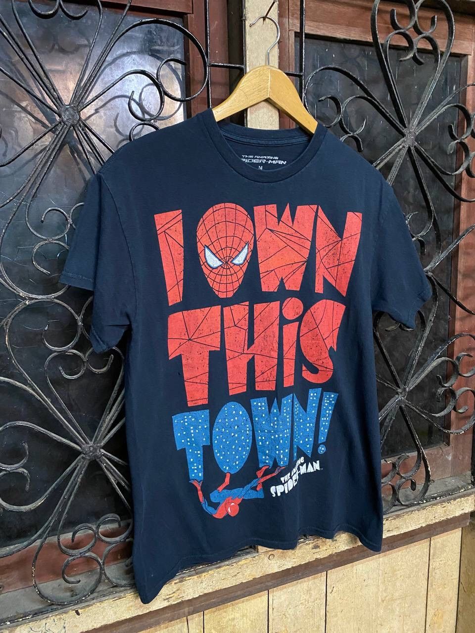 Marvel Comics THE AMAZING SPIDER - MAN TEE OVERPRINT Size US M / EU 48-50 / 2 - 3 Thumbnail