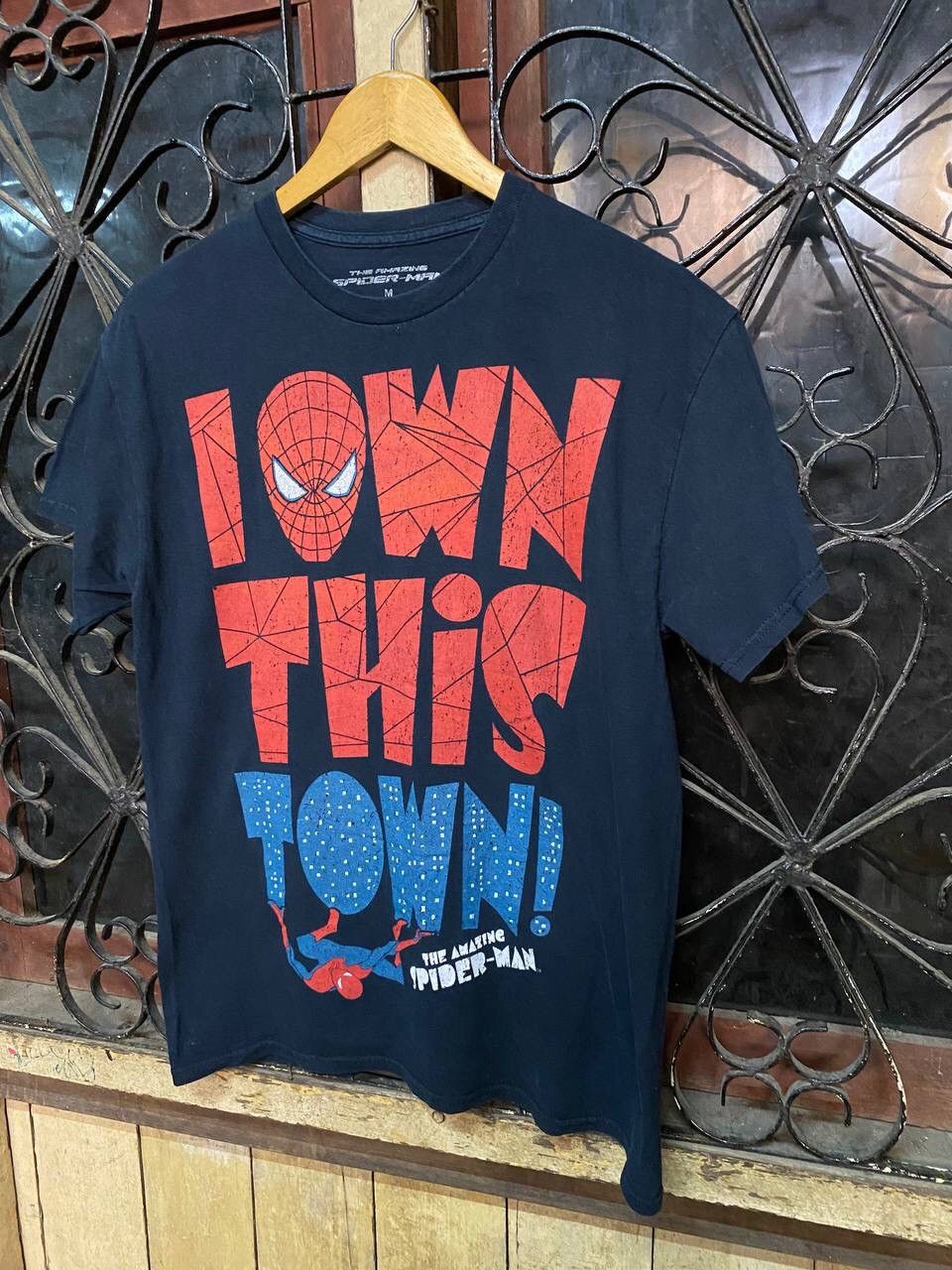 Marvel Comics THE AMAZING SPIDER - MAN TEE OVERPRINT Size US M / EU 48-50 / 2 - 4 Thumbnail