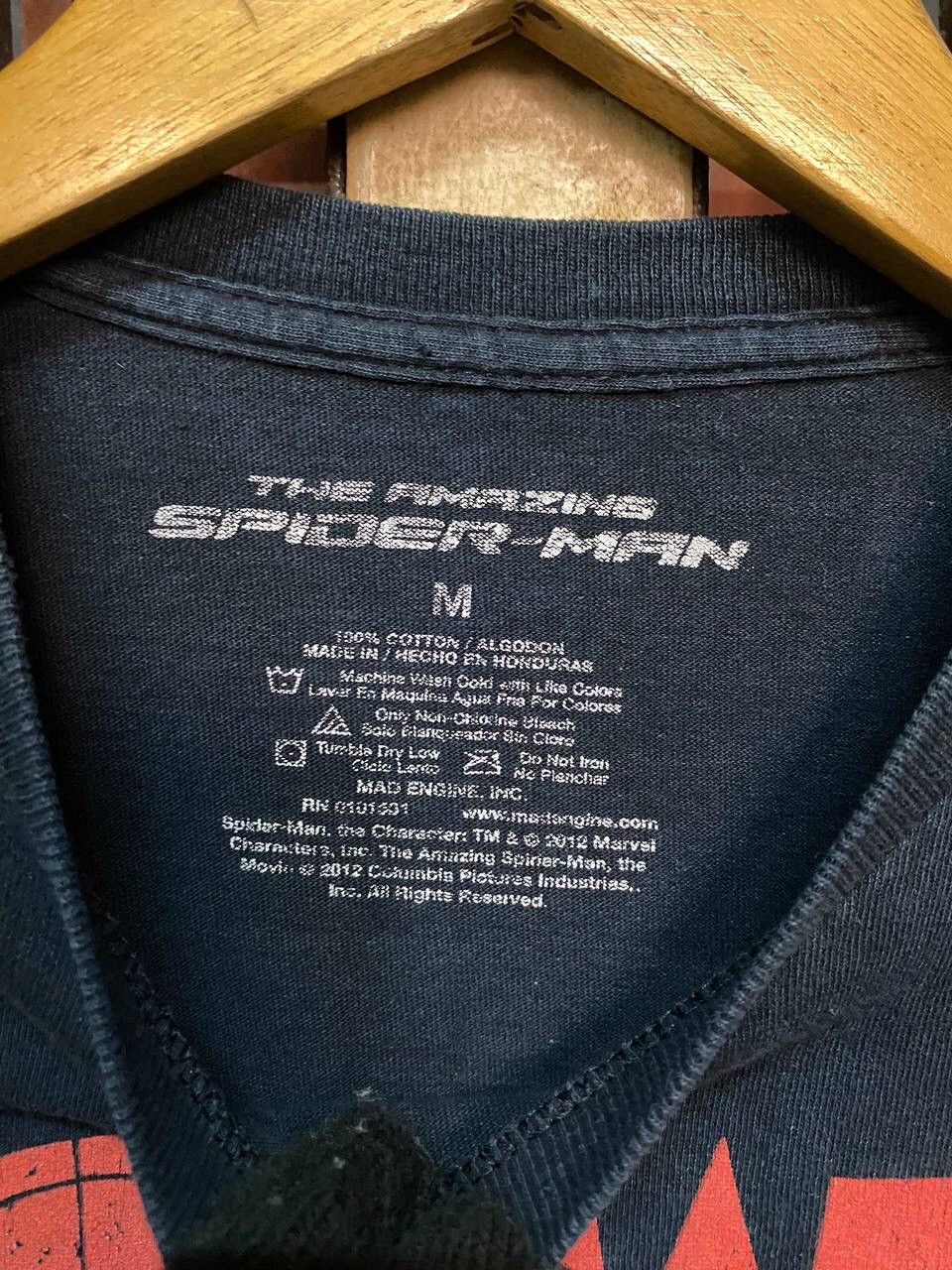 Marvel Comics THE AMAZING SPIDER - MAN TEE OVERPRINT Size US M / EU 48-50 / 2 - 7 Thumbnail