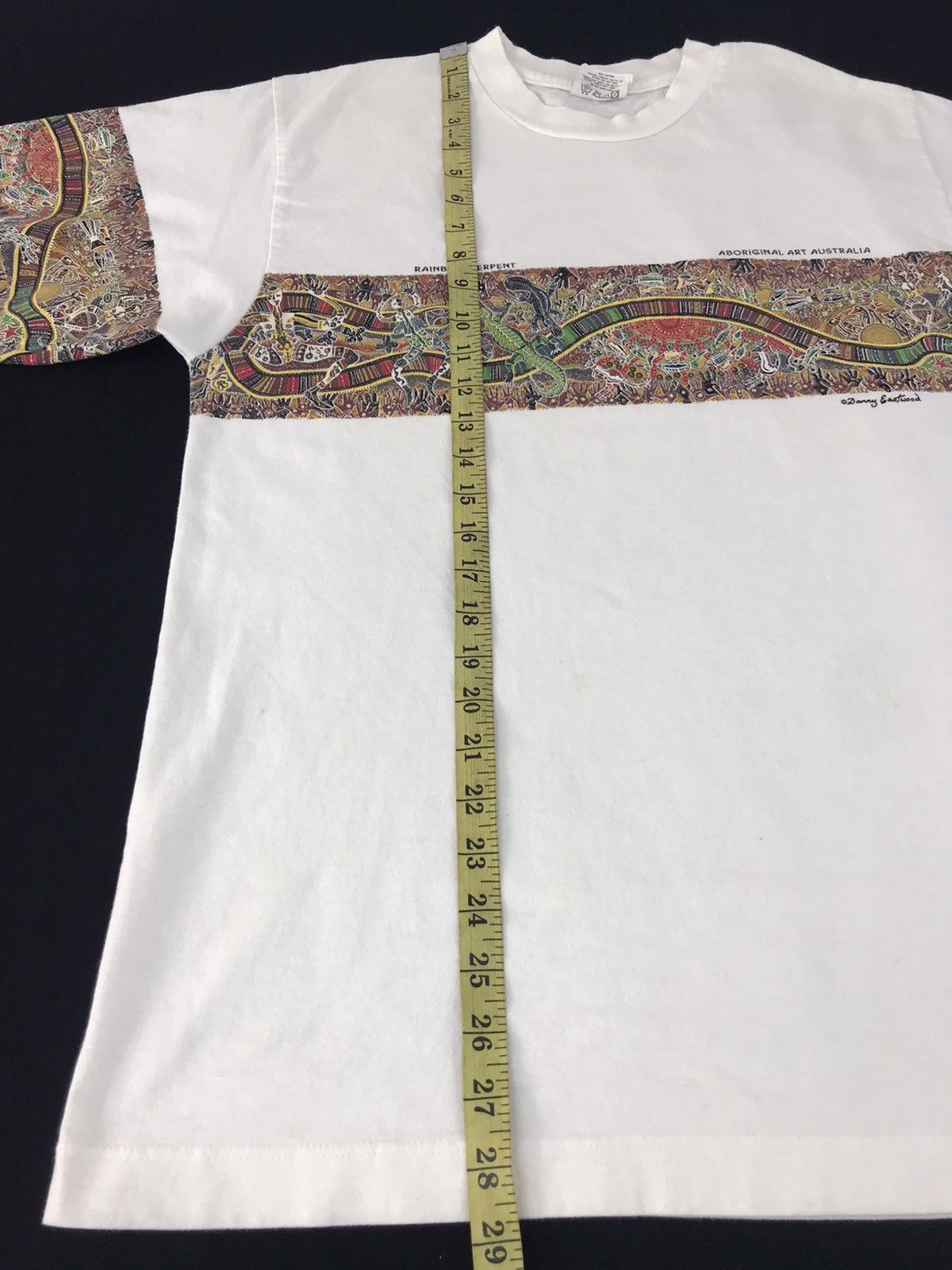 Vintage Danny Westwood Rainbow Serpent Aboriginal Art Tee Size US M / EU 48-50 / 2 - 7 Thumbnail
