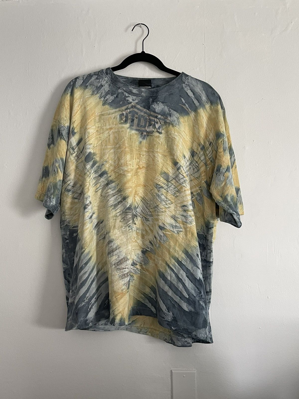 Vintage Harley Davidson Tye Dye Tshirt Size US XL / EU 56 / 4 - 1 Thumbnail