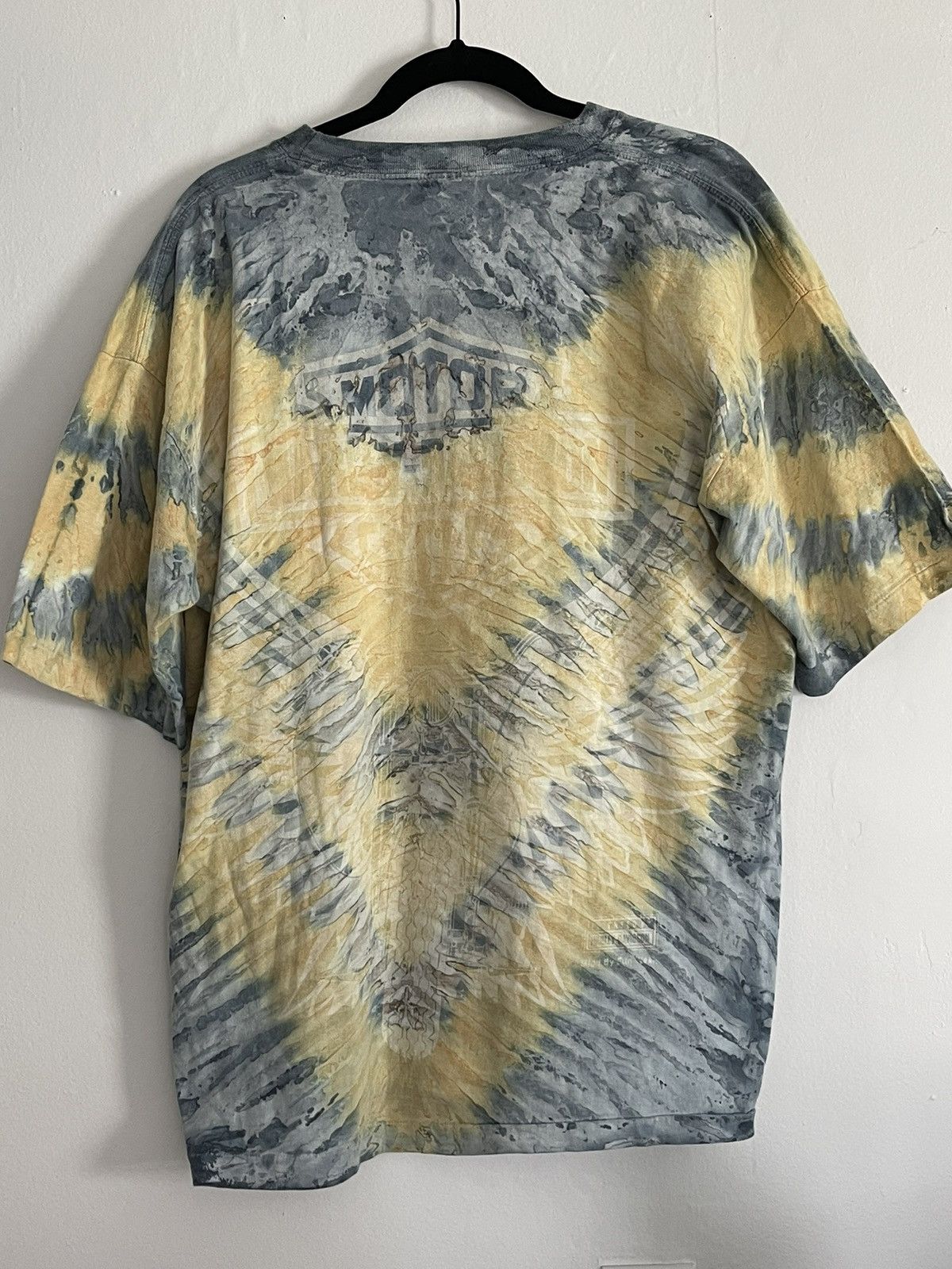 Vintage Harley Davidson Tye Dye Tshirt Size US XL / EU 56 / 4 - 3 Thumbnail