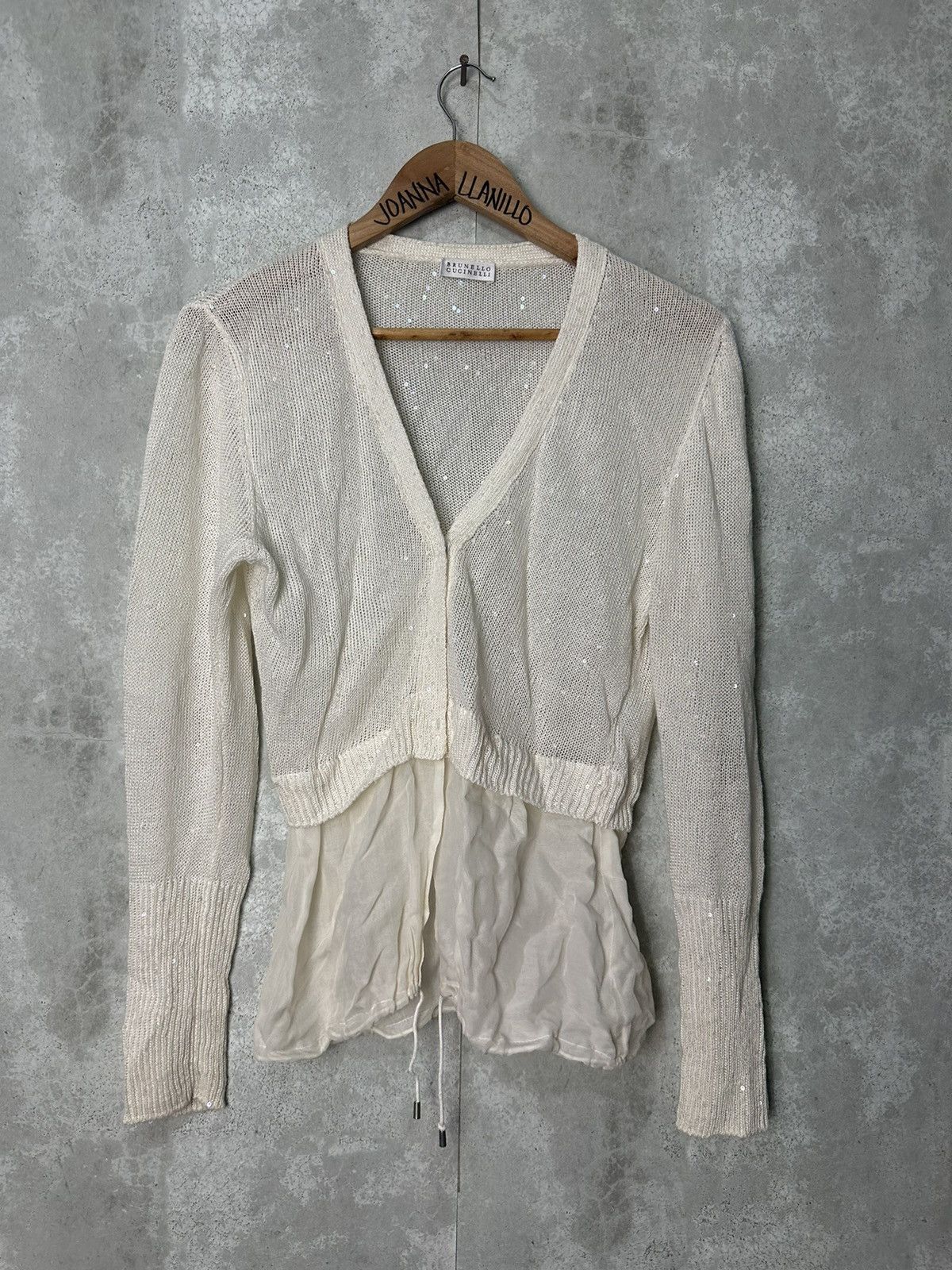 Brunello Cucinelli - Sequence beads cardigan