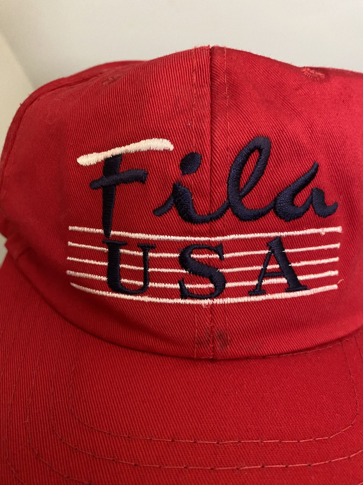 Fila Vintage 90’s Fila USA Snap Back Hat Cap Size ONE SIZE - 2 Thumbnail