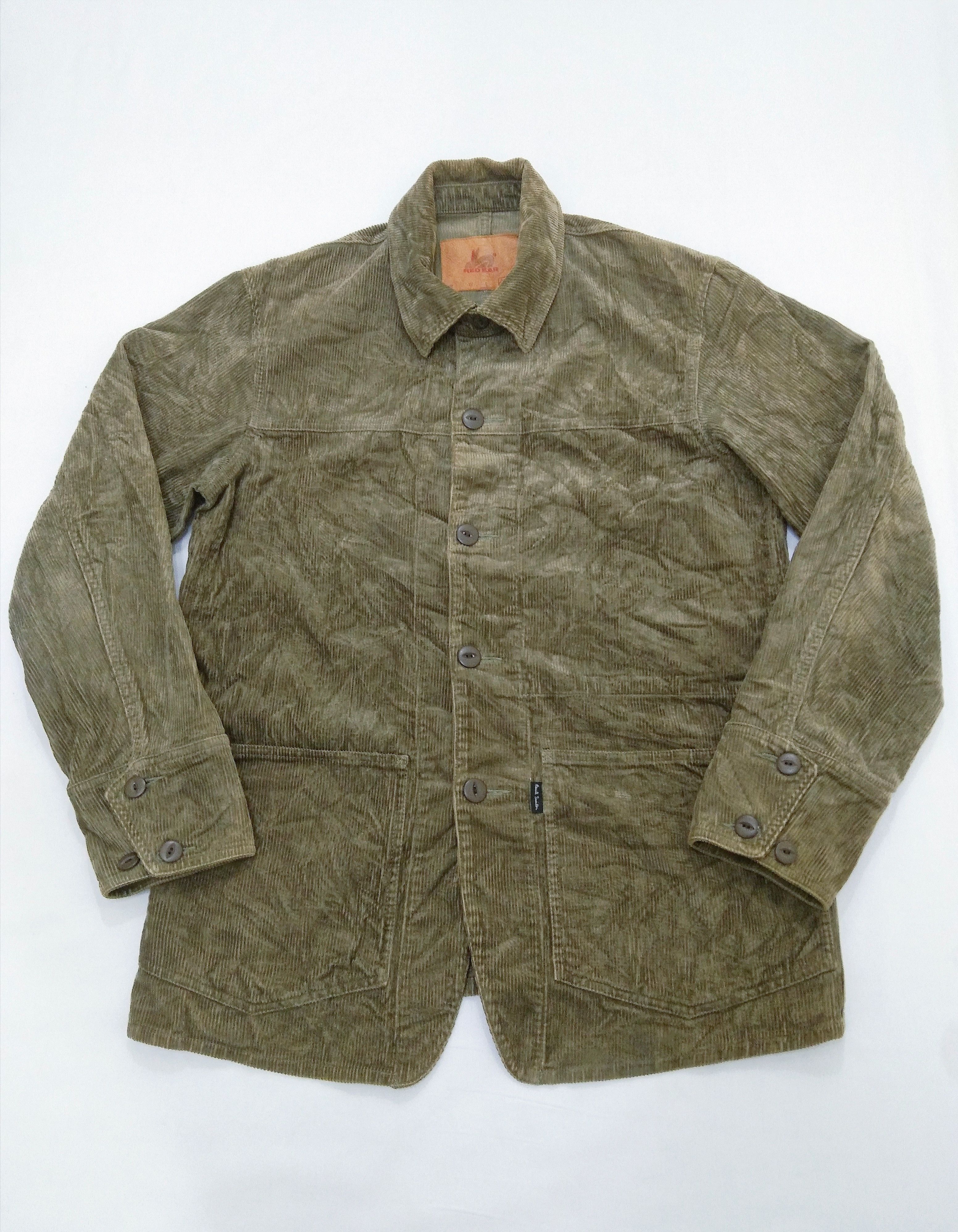 Paul Smith Red Ear Vintage Paul Smith Red Ear Corduroy Workwear Jacket Size US L / EU 52-54 / 3 - 1 Thumbnail