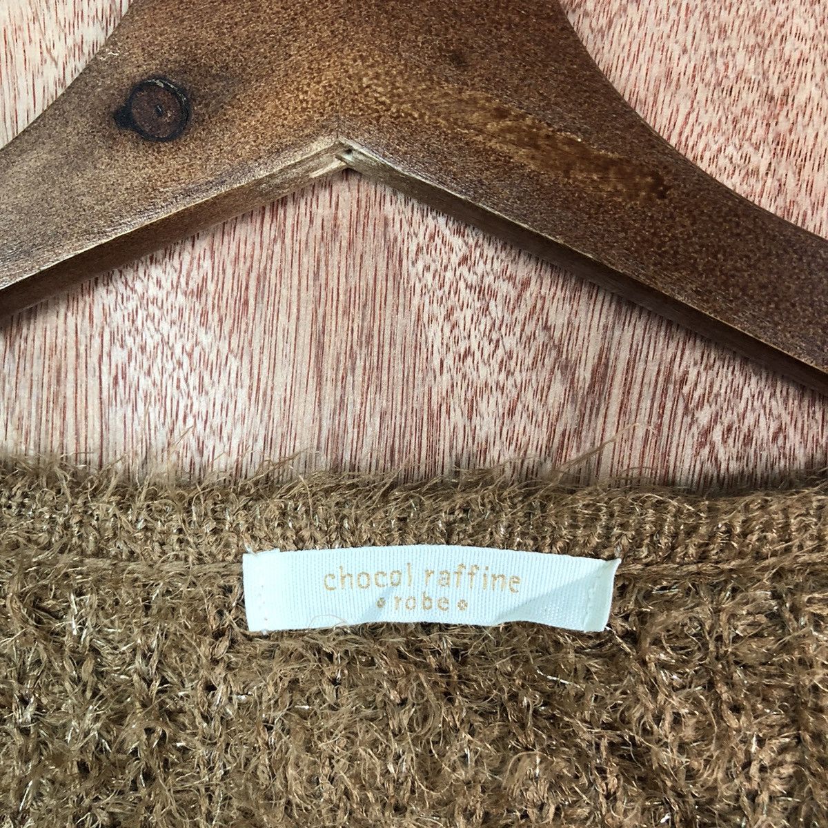 Homespun Knitwear × Japanese Brand × Vintage Chocol Raffine Robeo Shag Shaggy Fur Mohair Knitwear #6600 Size M / US 6-8 / IT 42-44 - 6 Thumbnail