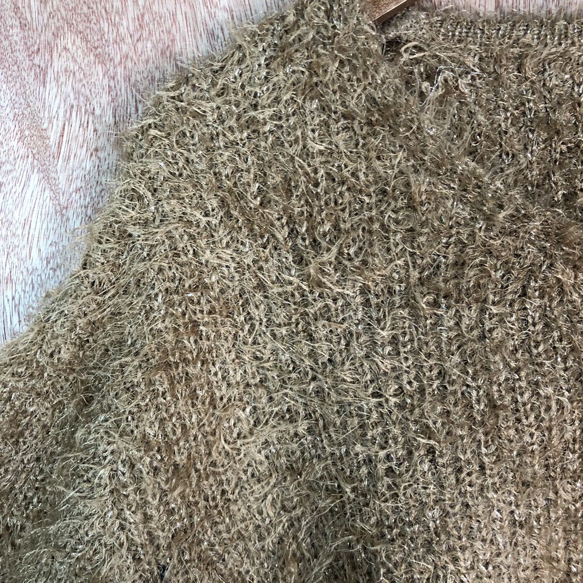 Homespun Knitwear × Japanese Brand × Vintage Chocol Raffine Robeo Shag Shaggy Fur Mohair Knitwear #6600 Size M / US 6-8 / IT 42-44 - 9 Thumbnail