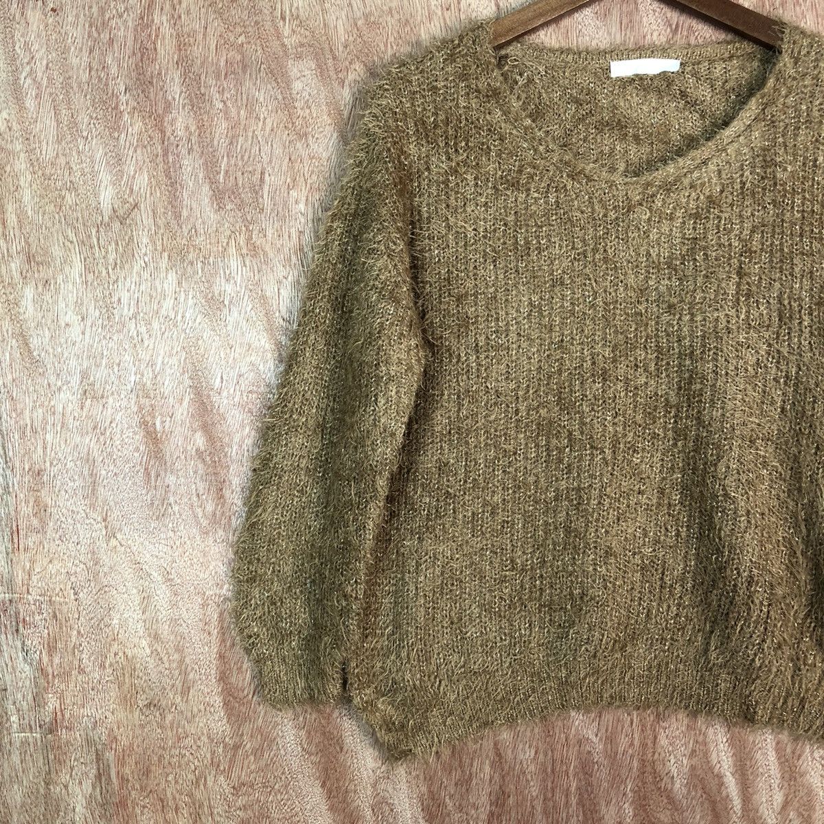 Homespun Knitwear × Japanese Brand × Vintage Chocol Raffine Robeo Shag Shaggy Fur Mohair Knitwear #6600 Size M / US 6-8 / IT 42-44 - 2 Thumbnail