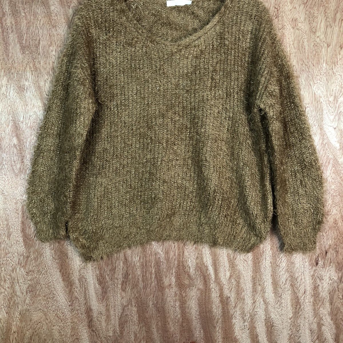 Homespun Knitwear × Japanese Brand × Vintage Chocol Raffine Robeo Shag Shaggy Fur Mohair Knitwear #6600 Size M / US 6-8 / IT 42-44 - 5 Thumbnail