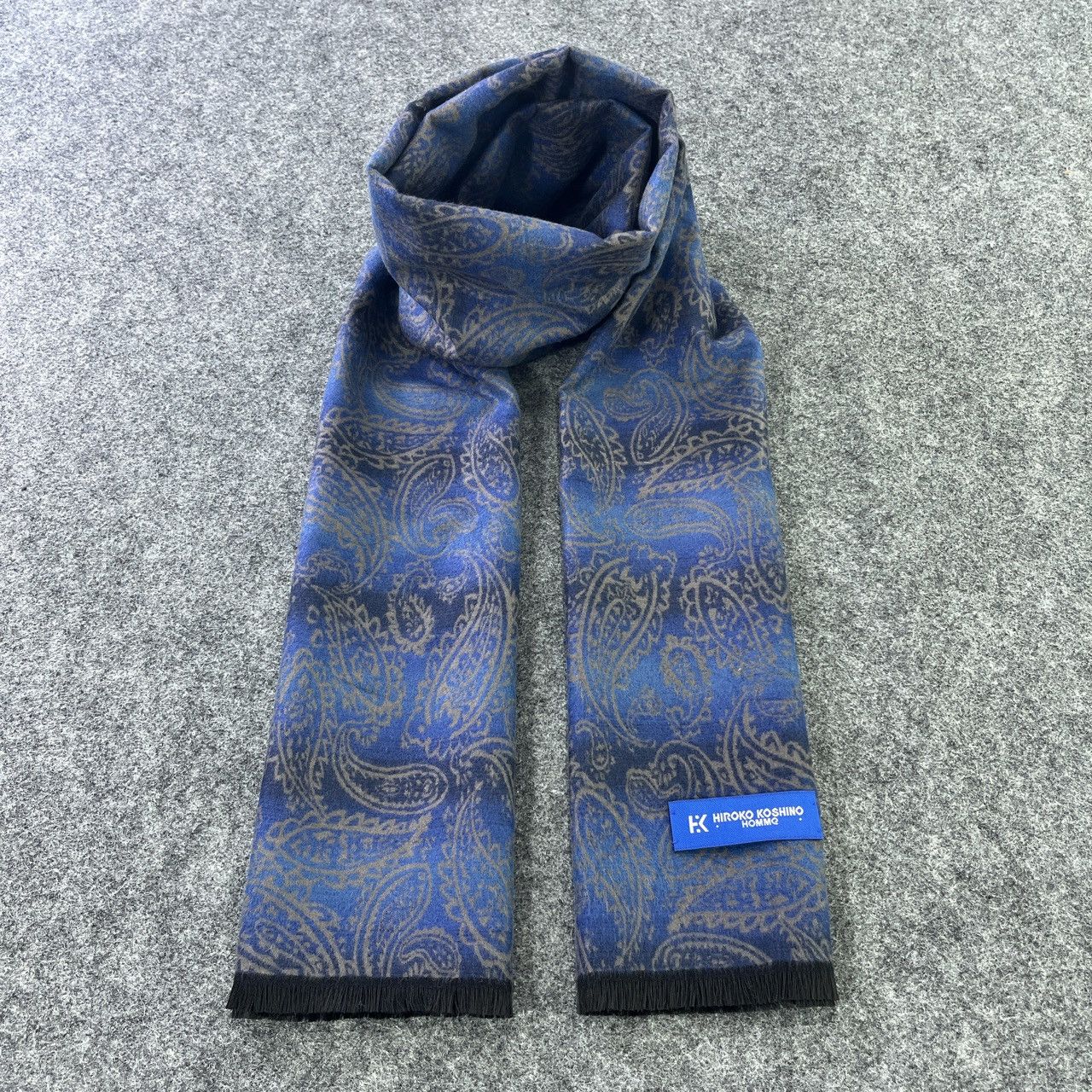 Hiroko Koshino Homme × Vintage Hiroko Koshino Homme Scarf / Muffler / Neckwear T675 Size ONE SIZE - 5 Thumbnail