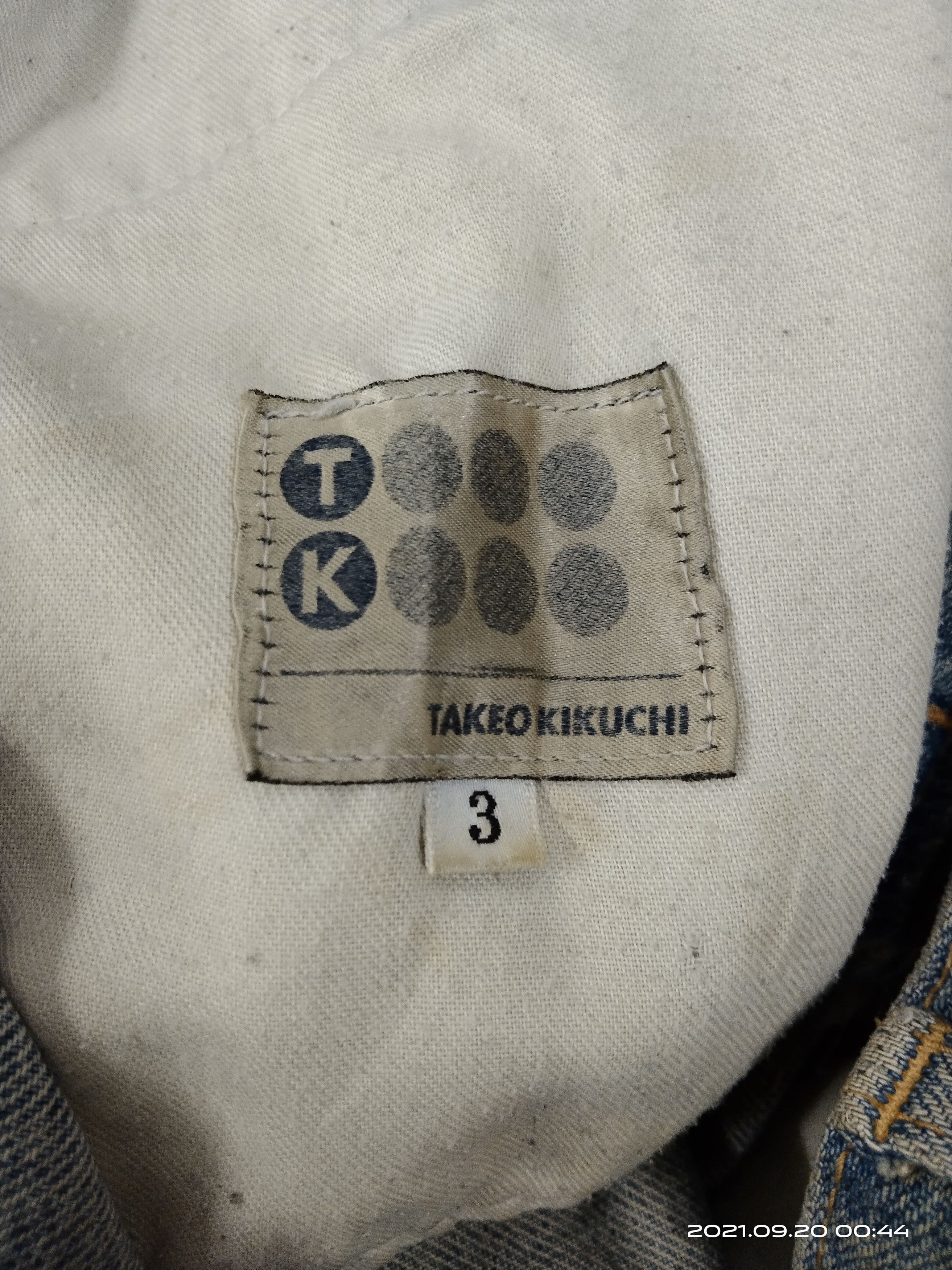 Takeo Kikuchi JAPANESE DiSTRESSED DENIM TRHASHED TAKEO KAKUCHi Size US 32 / EU 48 - 9 Thumbnail