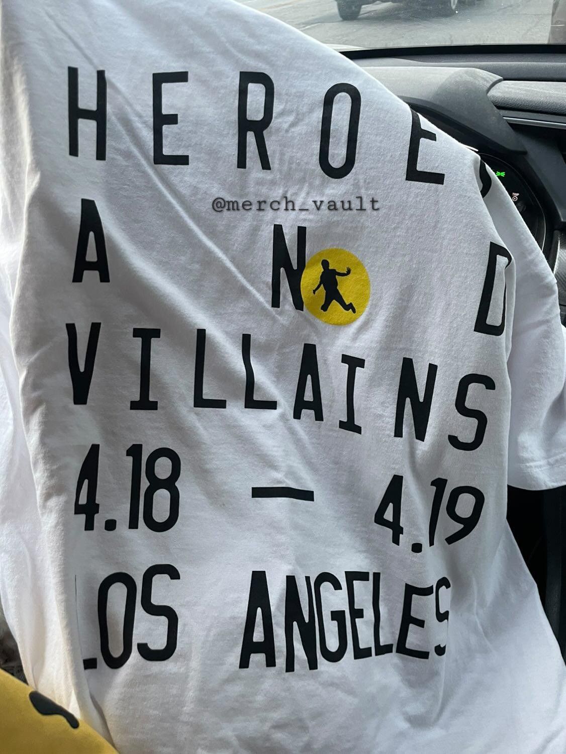 Metro Boomin Heroes and Villains LA Pop Up Exclusive Tee Size US L / EU 52-54 / 3 - 3 Thumbnail