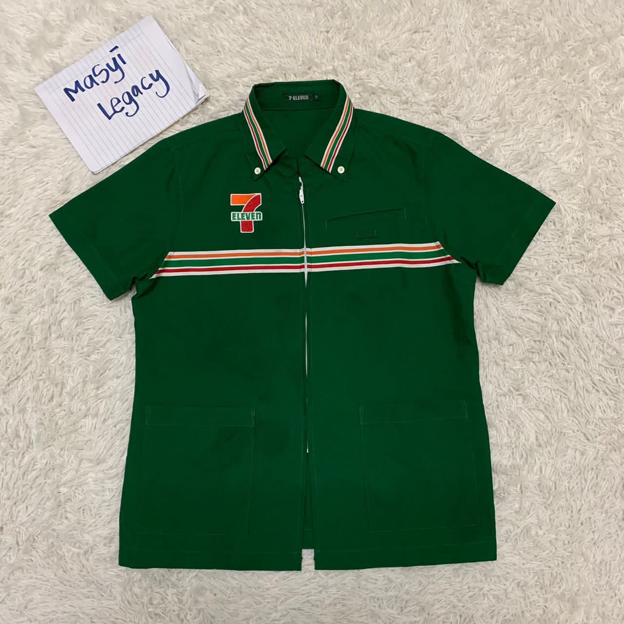 Japanese Brand 7 eleven workwear button up Size US S / EU 44-46 / 1 - 1 Thumbnail