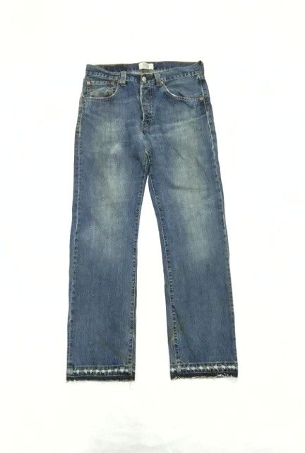 Levi's Vintage Levi's 501 Released Hem Jeans 31x30 Size US 31 - 1 Thumbnail