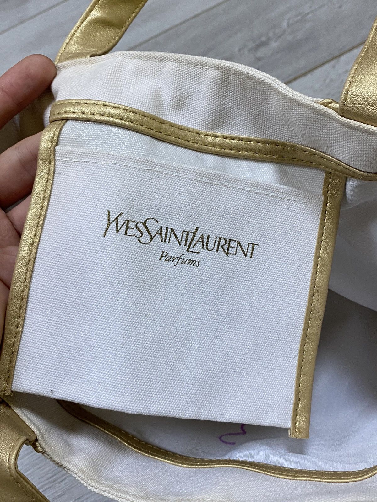 Yves Saint Laurent YSL Yves Saint Laurent vintage big logo shopper bag Size ONE SIZE - 6 Thumbnail