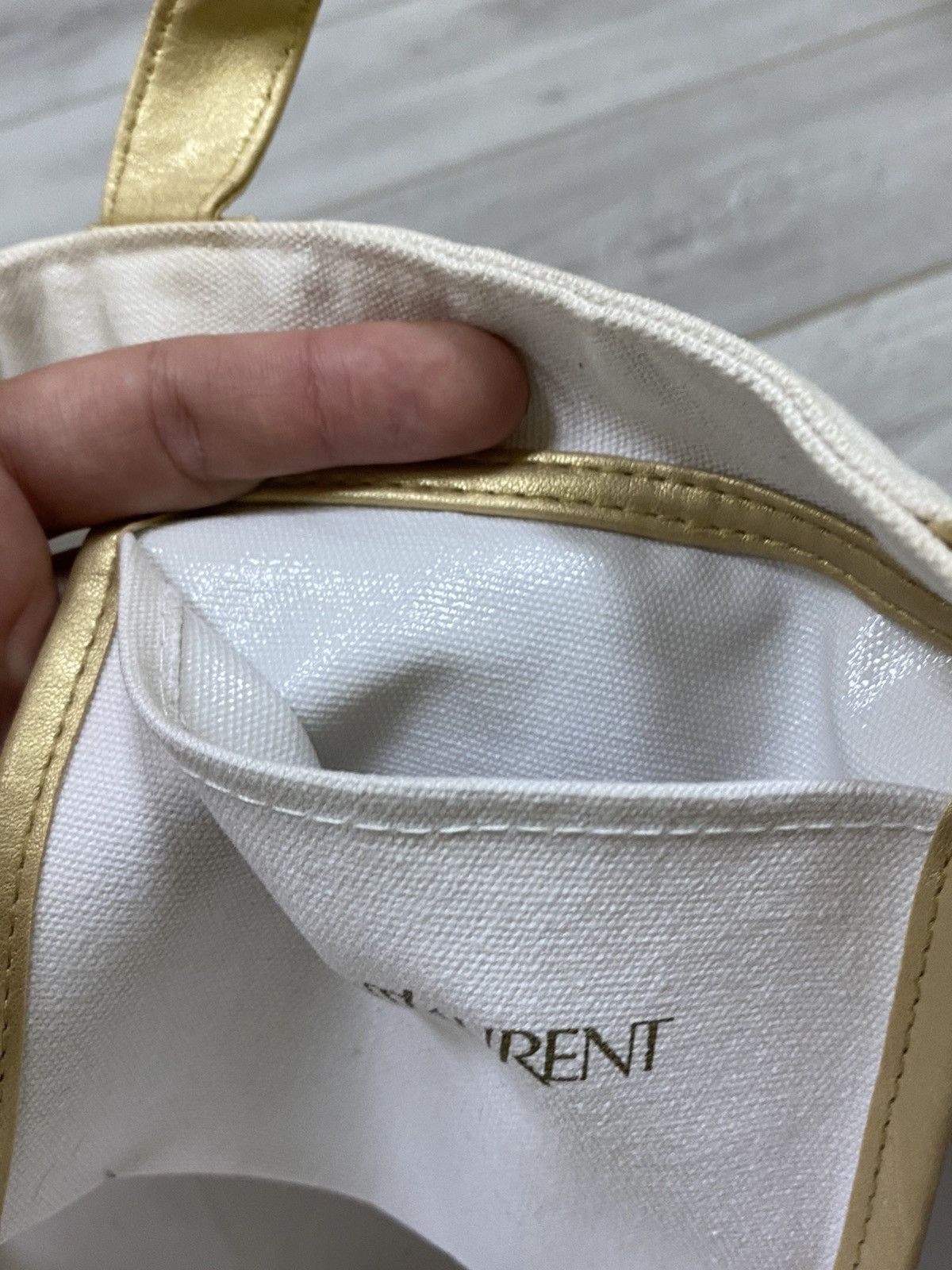 Yves Saint Laurent YSL Yves Saint Laurent vintage big logo shopper bag Size ONE SIZE - 7 Thumbnail