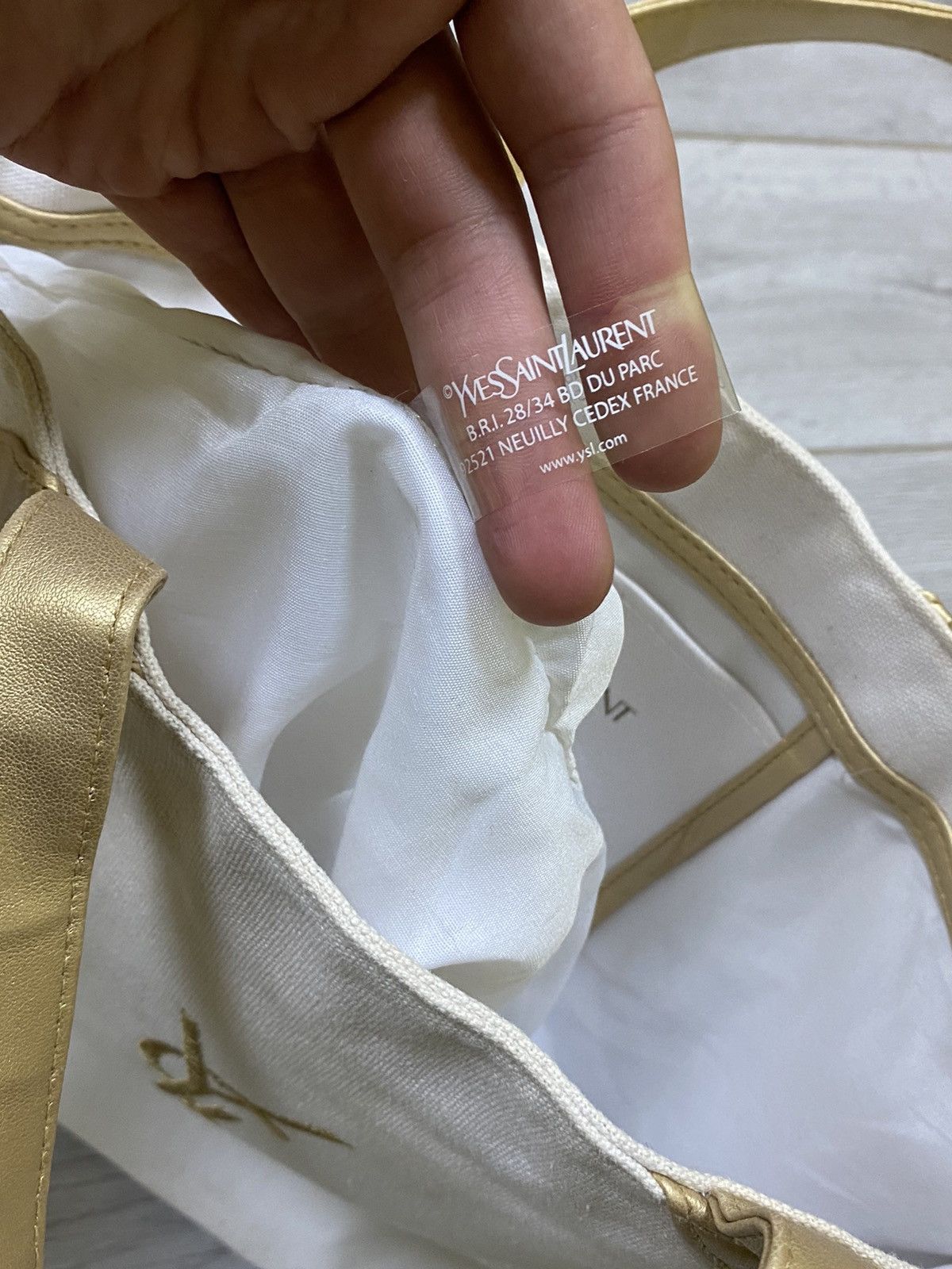 Yves Saint Laurent YSL Yves Saint Laurent vintage big logo shopper bag Size ONE SIZE - 8 Thumbnail