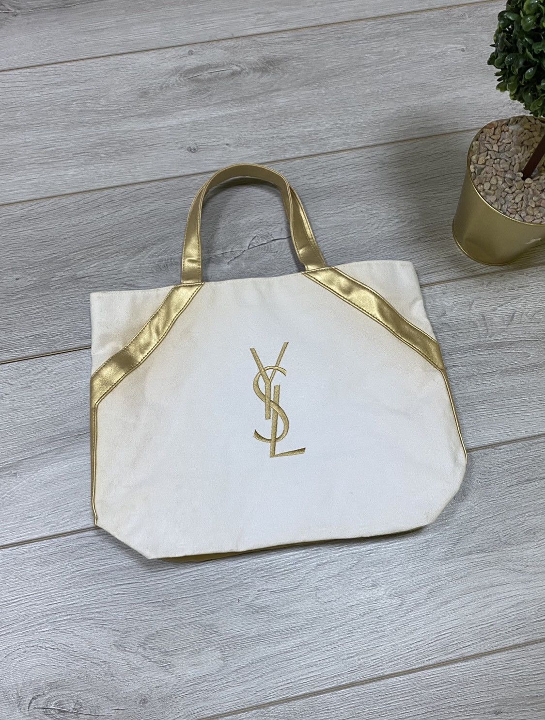 Yves Saint Laurent YSL Yves Saint Laurent vintage big logo shopper bag Size ONE SIZE - 1 Thumbnail