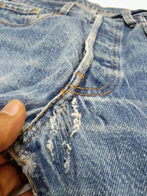 Levi's 80s Vintage Levi's 501 xx Made In USA Distressed Jeans 31x32 Size US 31 - 5 Thumbnail