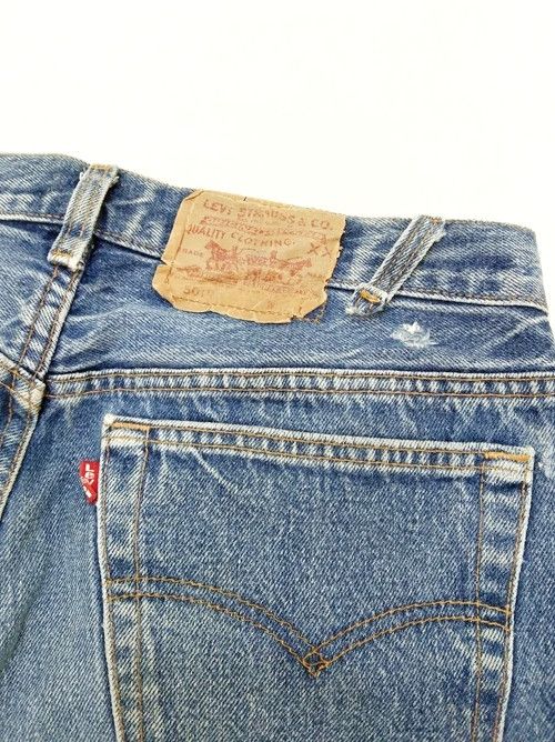 Levi's 80s Vintage Levi's 501 xx Made In USA Distressed Jeans 31x32 Size US 31 - 4 Thumbnail
