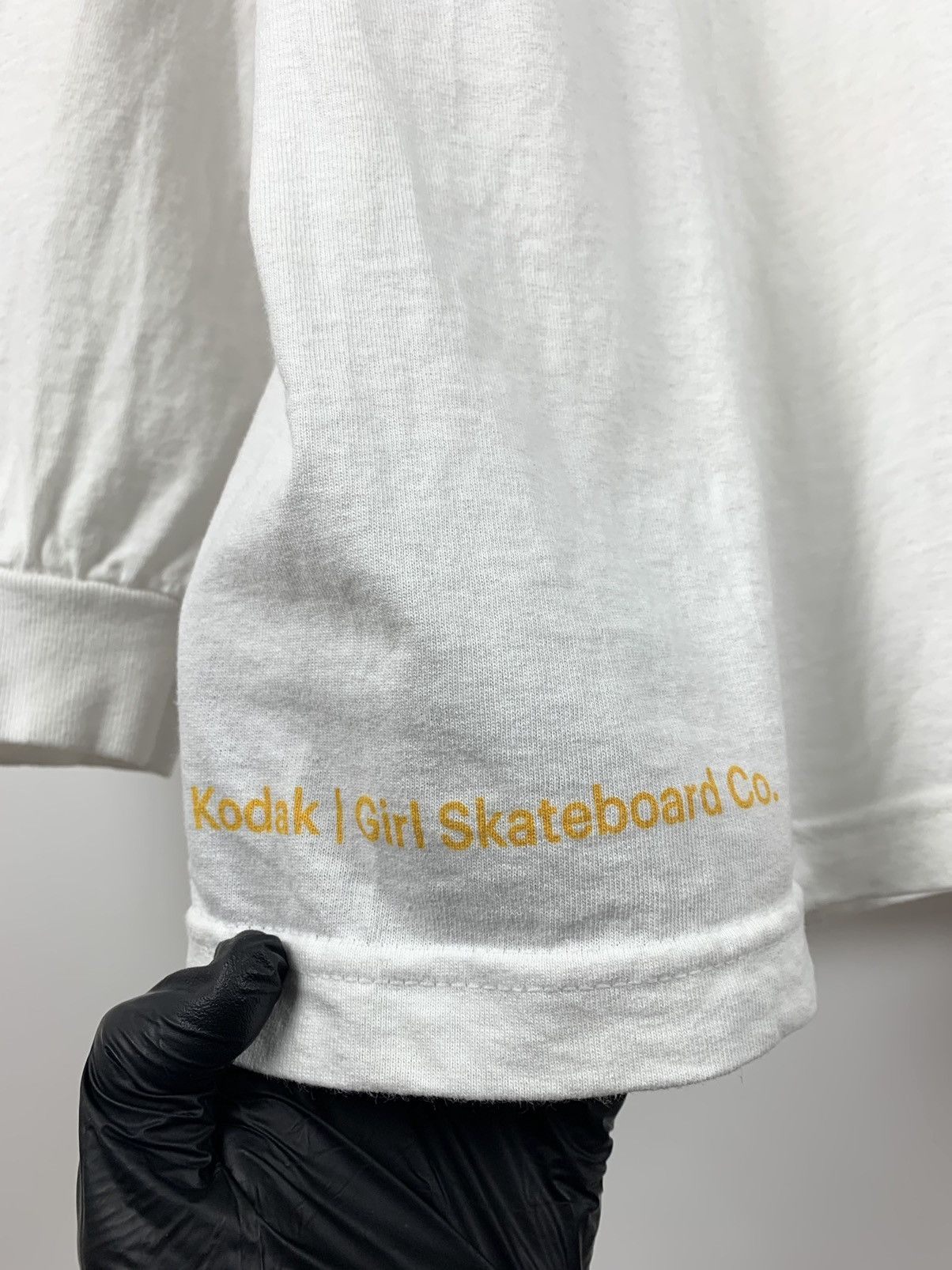 Girl Skateboards Kodak x Girl Skateboard White Long Sleeve Shirt Size US L / EU 52-54 / 3 - 4 Thumbnail