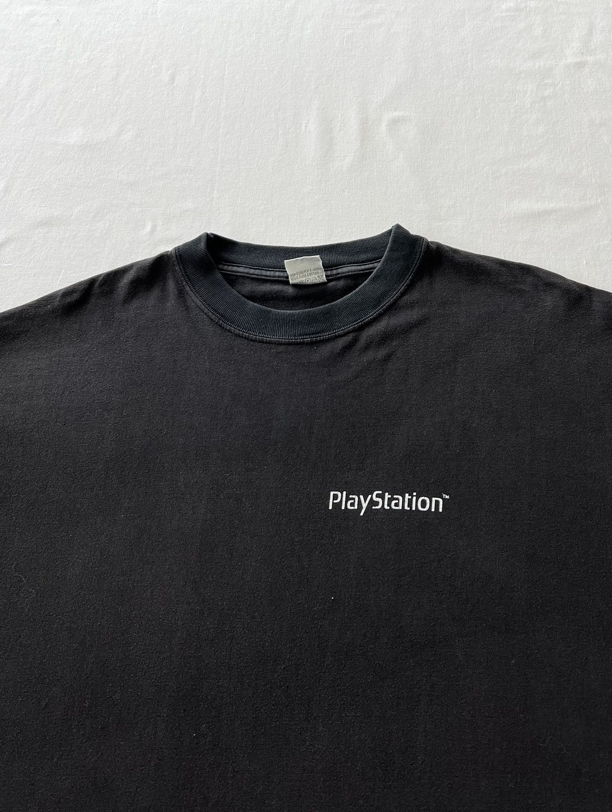 Playstation Vintage 1998 Playstation Adrenalin Tour Promo Black Tee Size US XL / EU 56 / 4 - 4 Thumbnail
