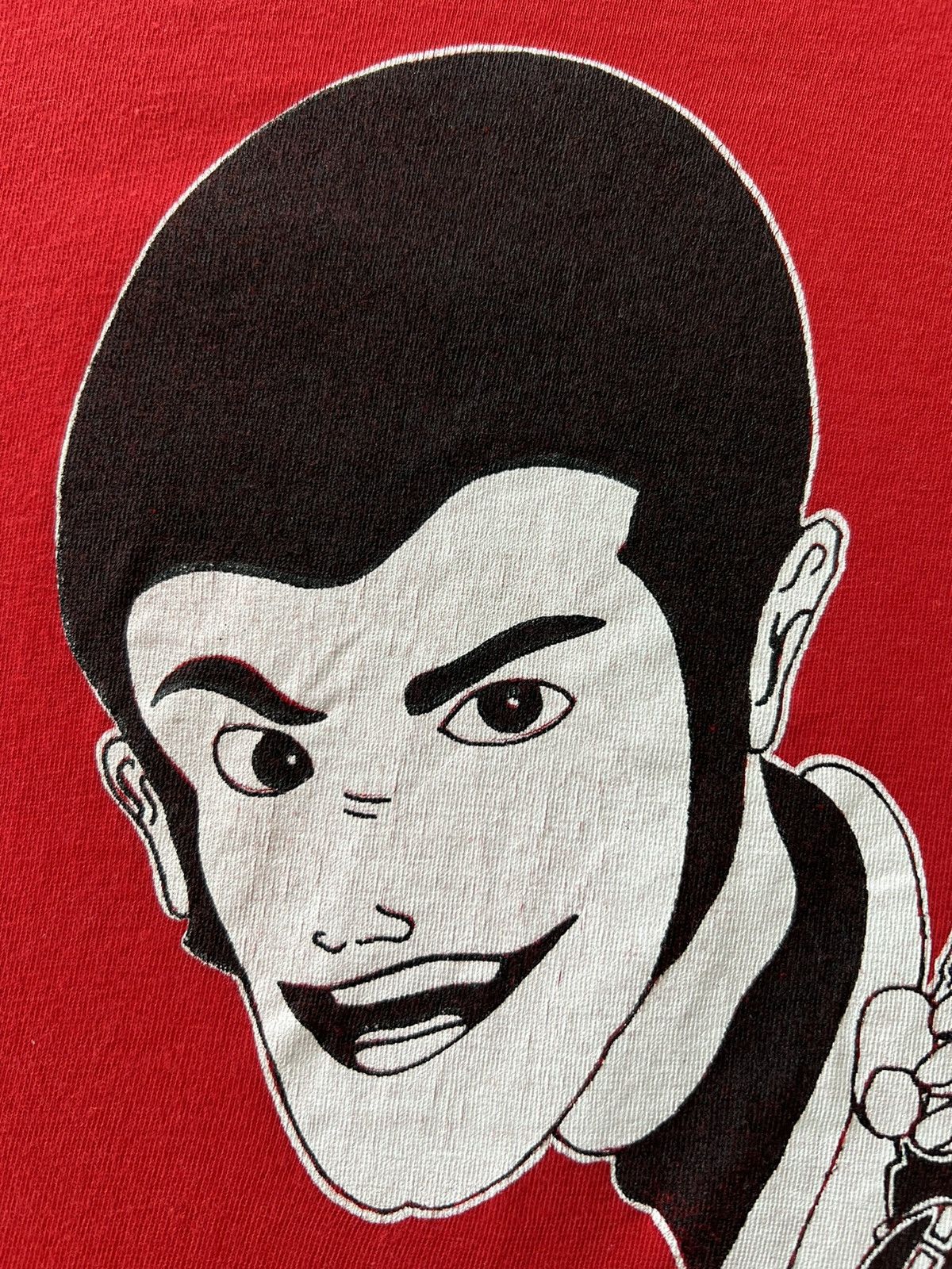 Anime Vintage 2000s Lupin 38mm Red Tee Size US M / EU 48-50 / 2 - 5 Thumbnail