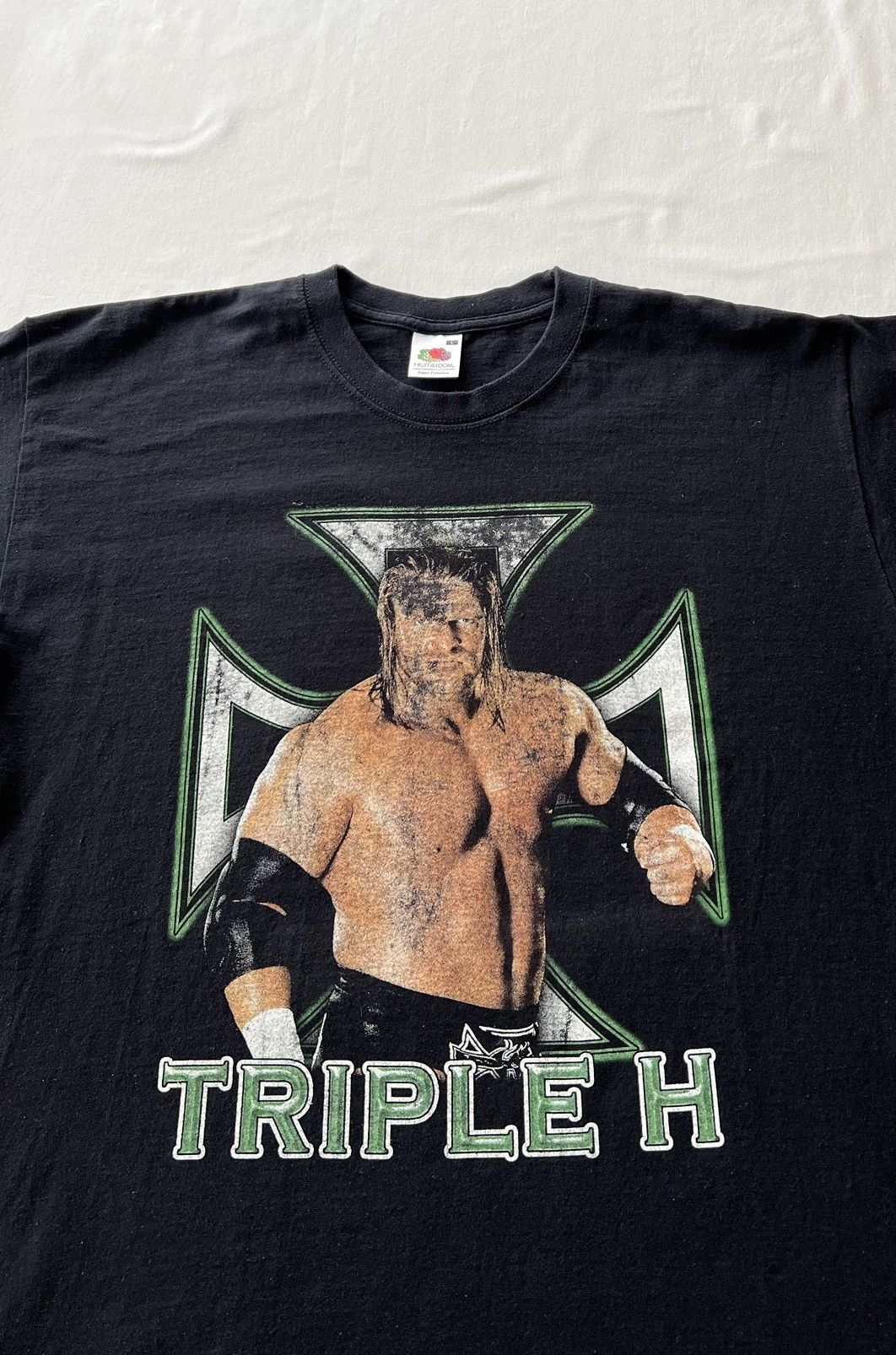Vintage Vintage 2000s Triple H D-Generation X WWE Black Tee Size US L / EU 52-54 / 3 - 3 Thumbnail