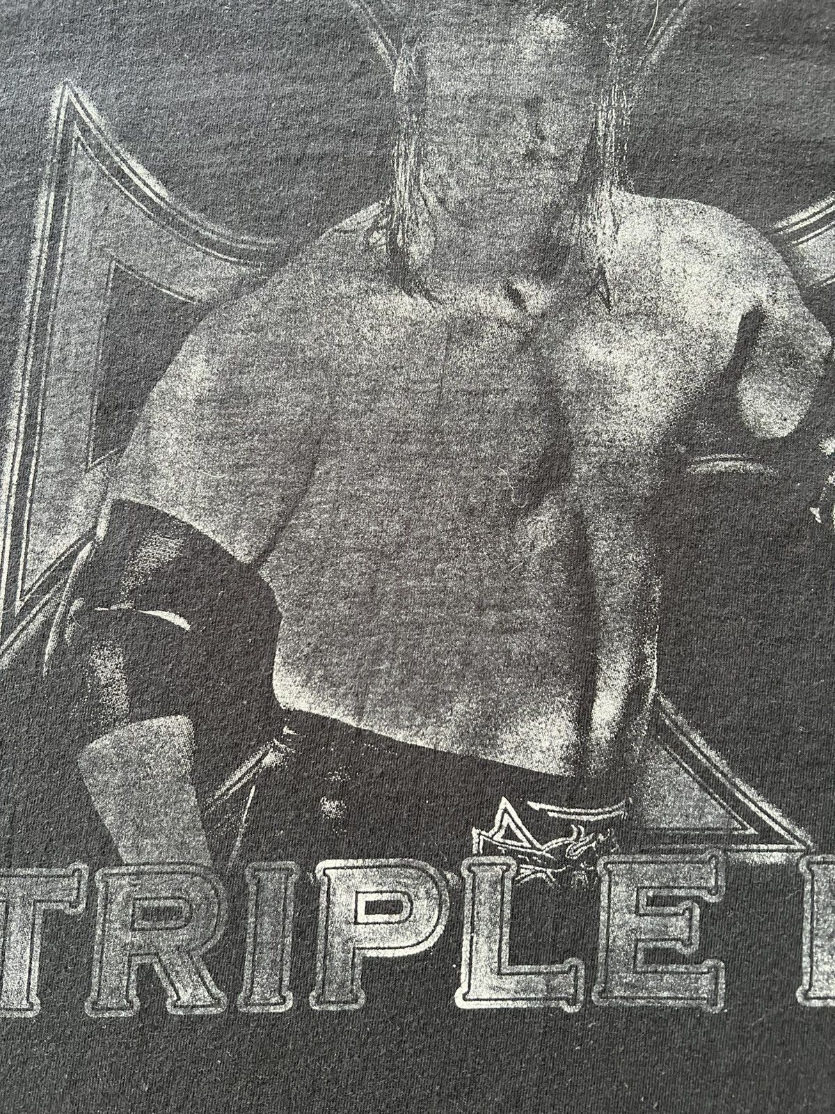 Vintage Vintage 2000s Triple H D-Generation X WWE Black Tee Size US L / EU 52-54 / 3 - 9 Thumbnail
