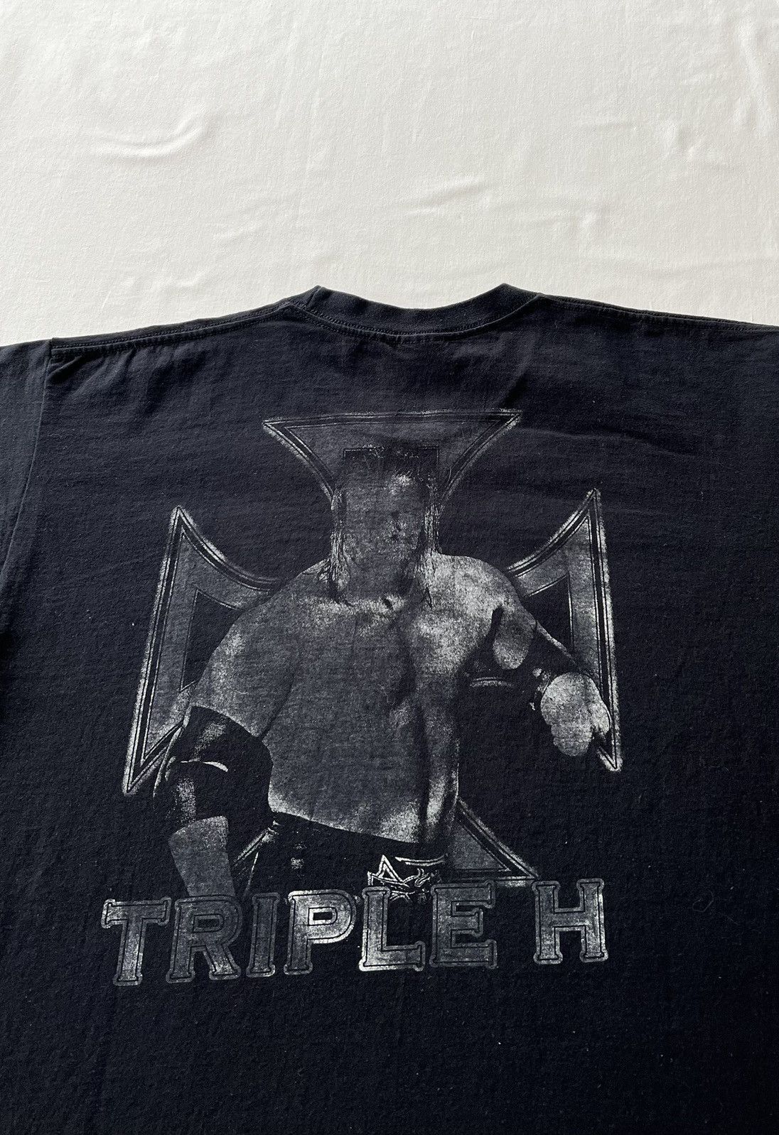 Vintage Vintage 2000s Triple H D-Generation X WWE Black Tee Size US L / EU 52-54 / 3 - 8 Thumbnail
