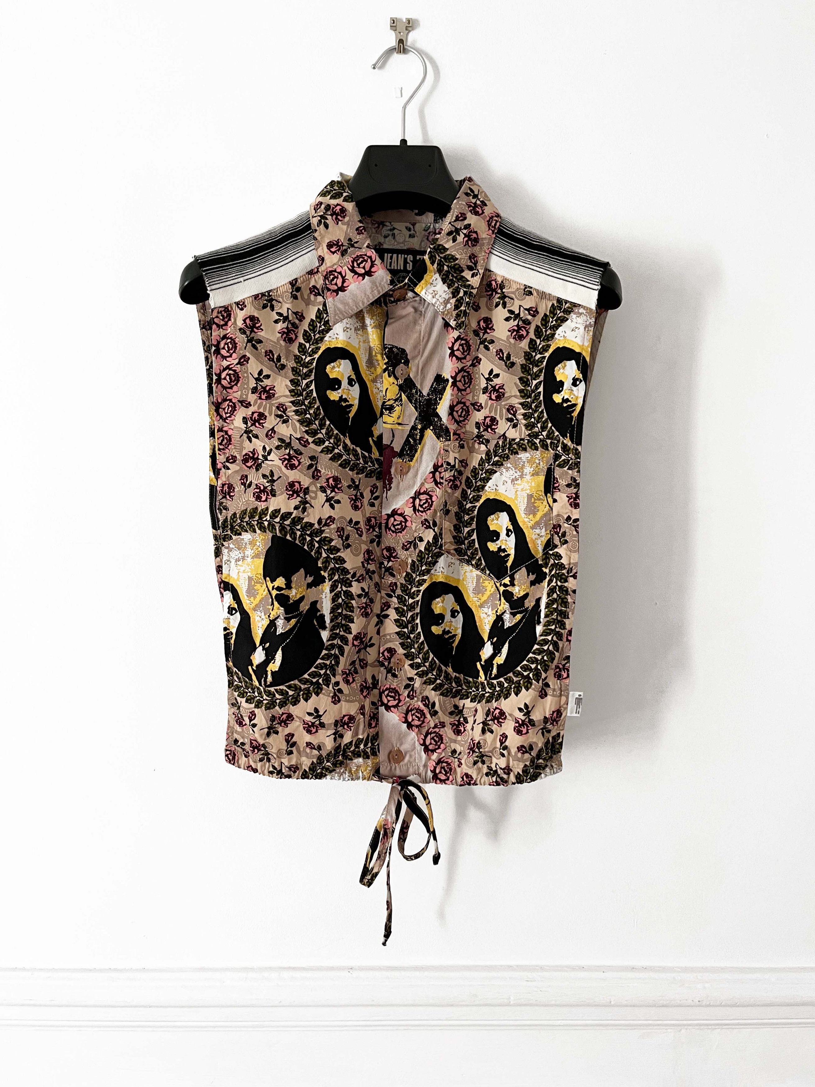 image of Jean Paul Gaultier Open Side Sleeveless Shirt, Women's (Size Large)