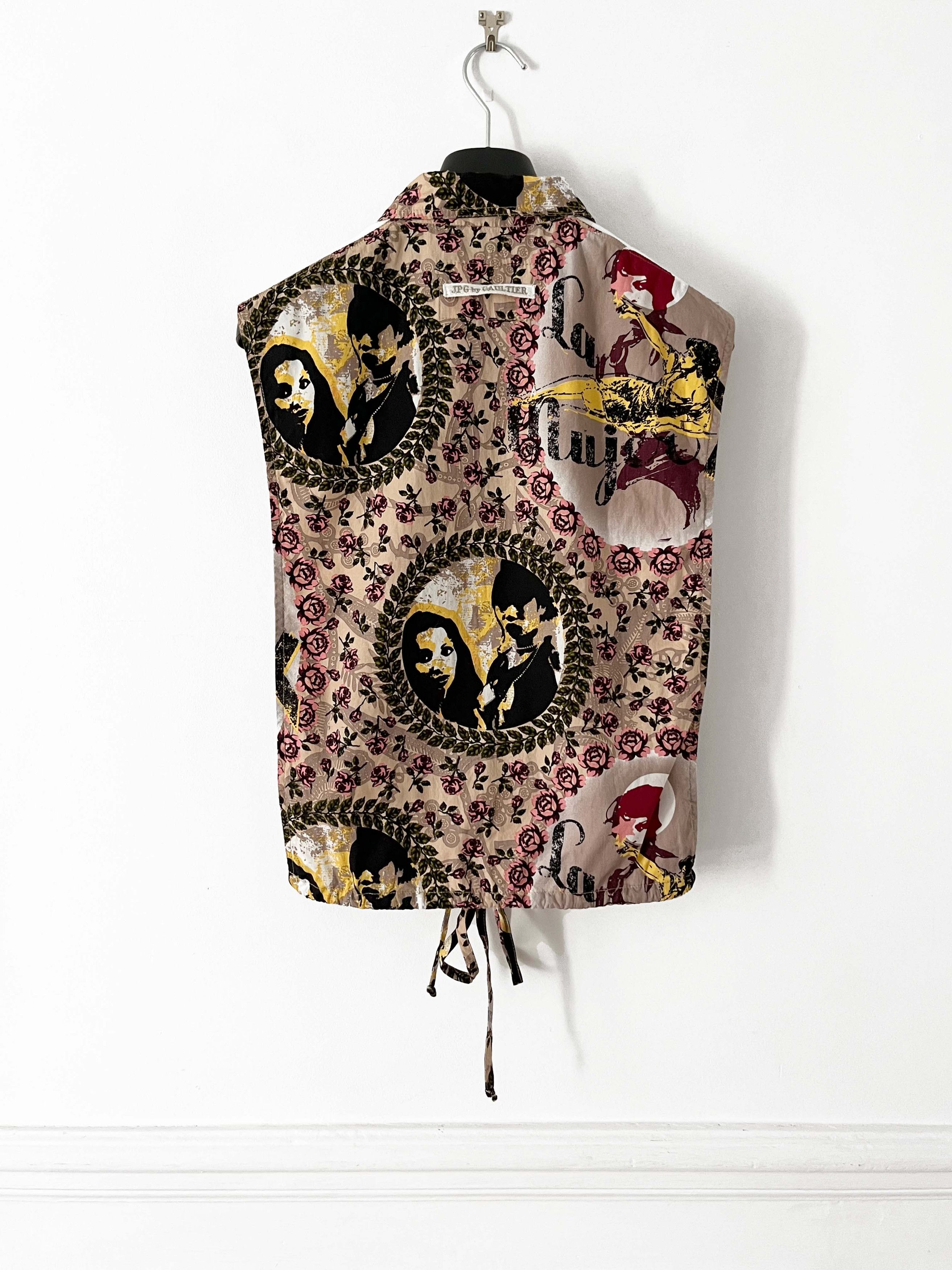 Jean Paul Gaultier Jean Paul Gaultier open side sleeveless shirt Size L / US 10 / IT 46 - 3 Thumbnail
