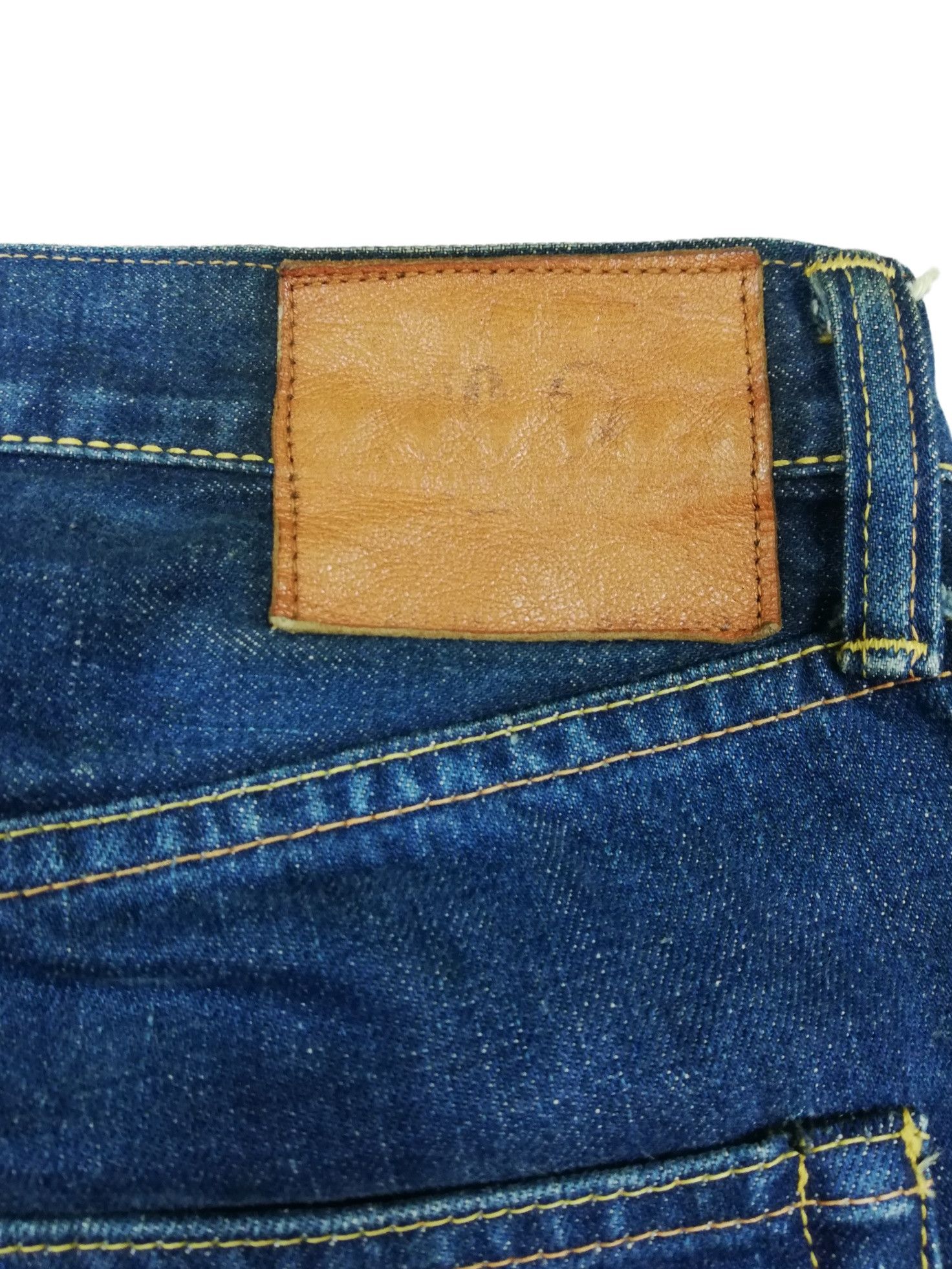Evisu × Japanese Brand 🔥Evisu SS 2001 Seagull Paint Button Fly Denim Jeans Size US 32 / EU 48 - 17 Thumbnail