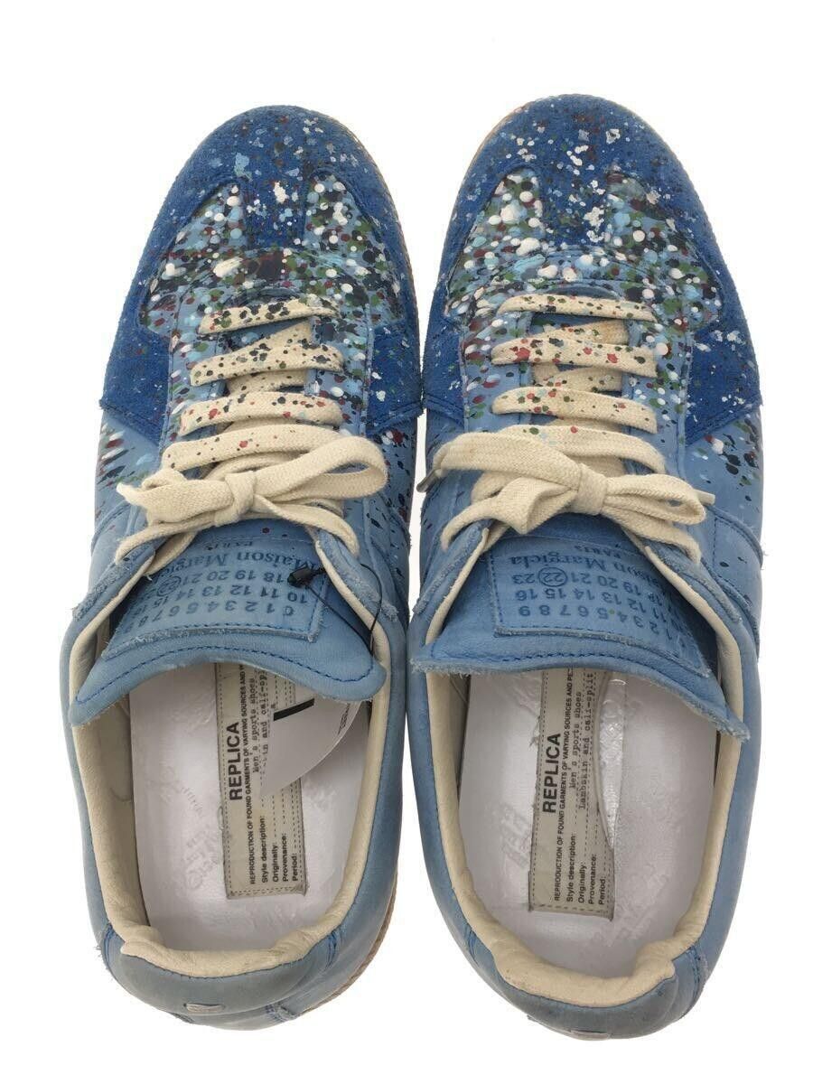 Maison Margiela Paint Splatter German Army Trainers Size US 8 / EU 41 - 3 Thumbnail
