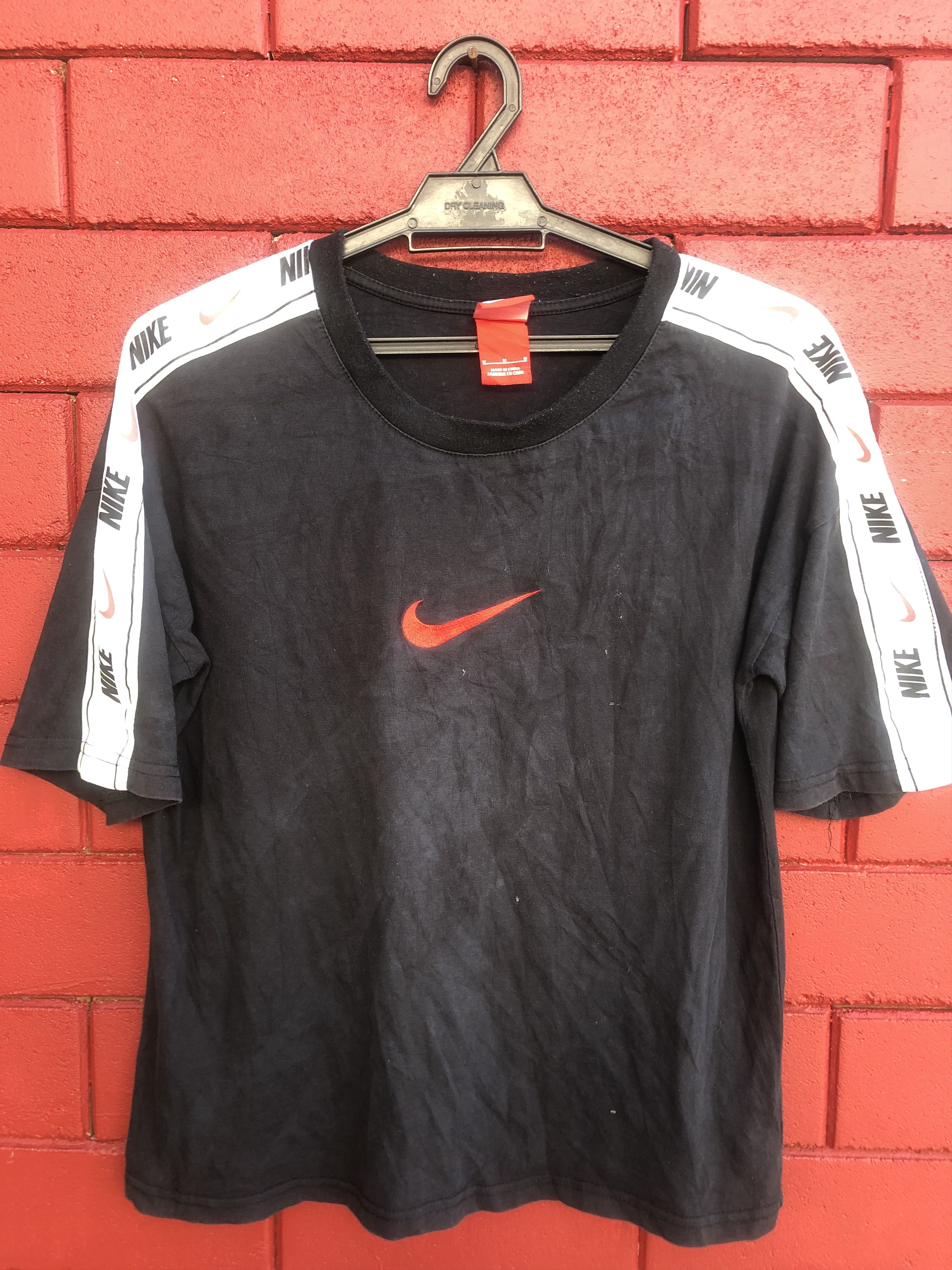 Japanese Brand × Vintage Vintage Nike Block Designer Streetwear Fashion Style Shirt Size US M / EU 48-50 / 2 - 2 Thumbnail