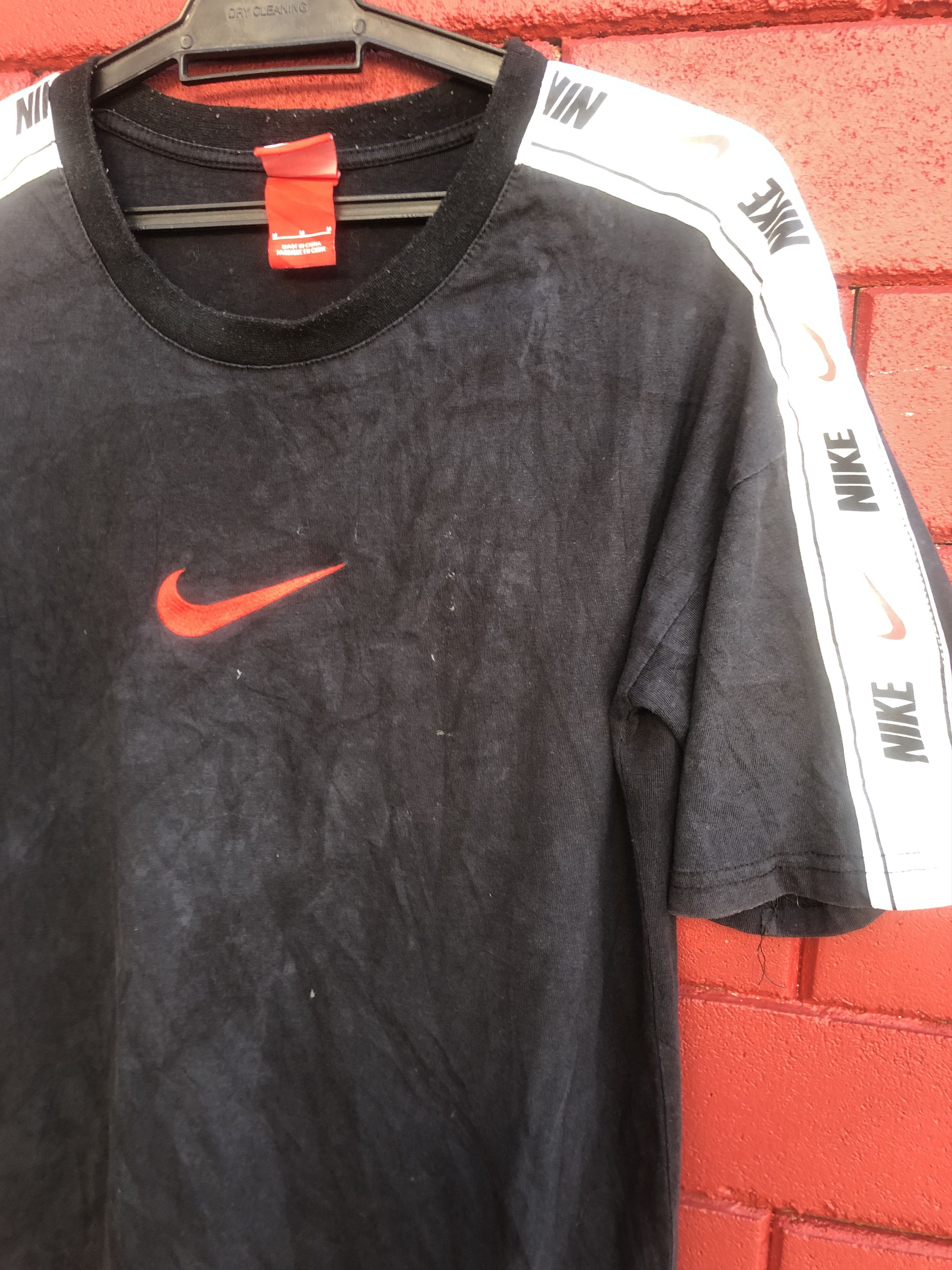 Japanese Brand × Vintage Vintage Nike Block Designer Streetwear Fashion Style Shirt Size US M / EU 48-50 / 2 - 4 Thumbnail