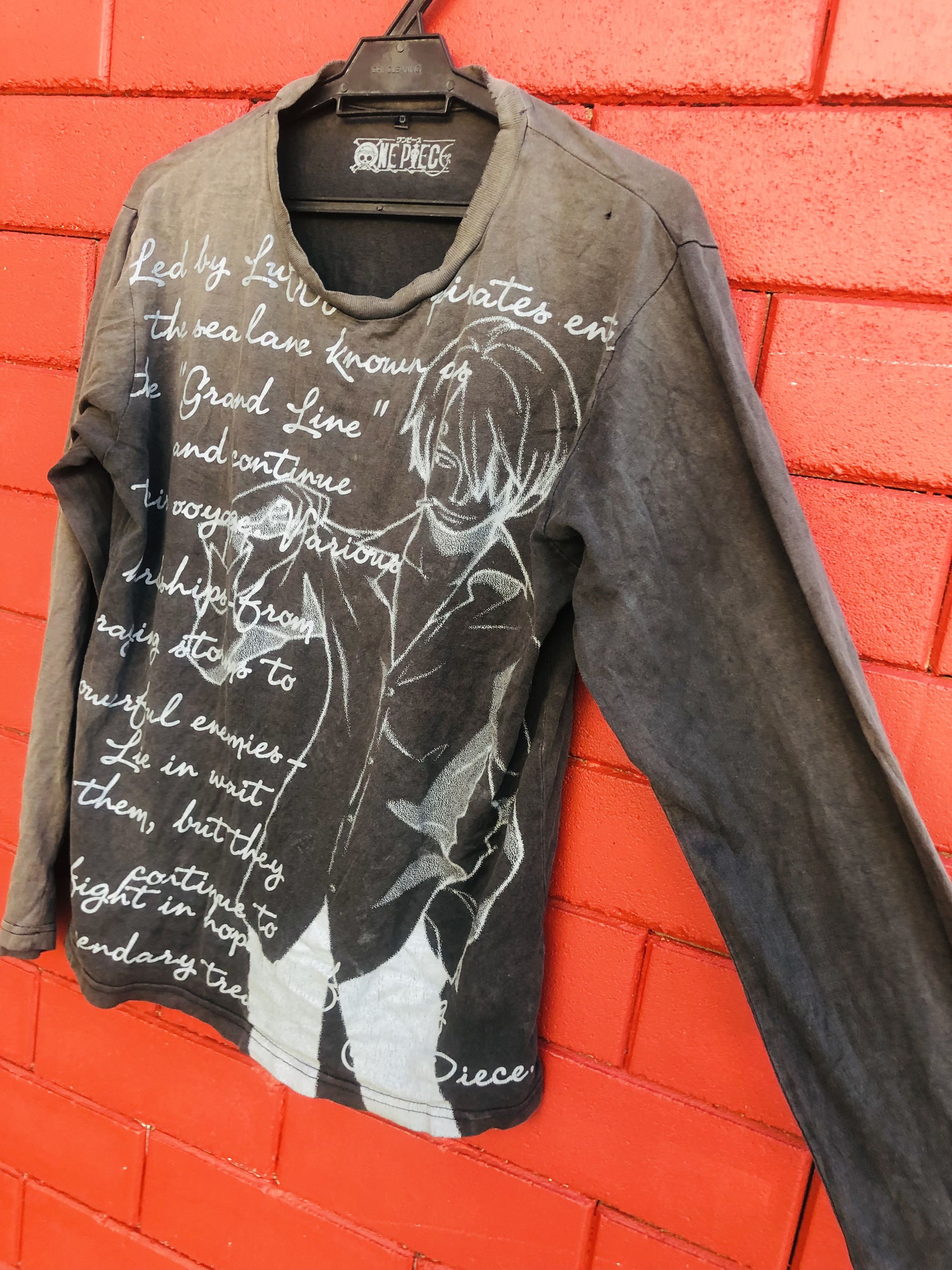Japanese Brand × Vintage Vintage One Piece Cartoon Movie Streetwear Fashion Style Size US M / EU 48-50 / 2 - 8 Thumbnail
