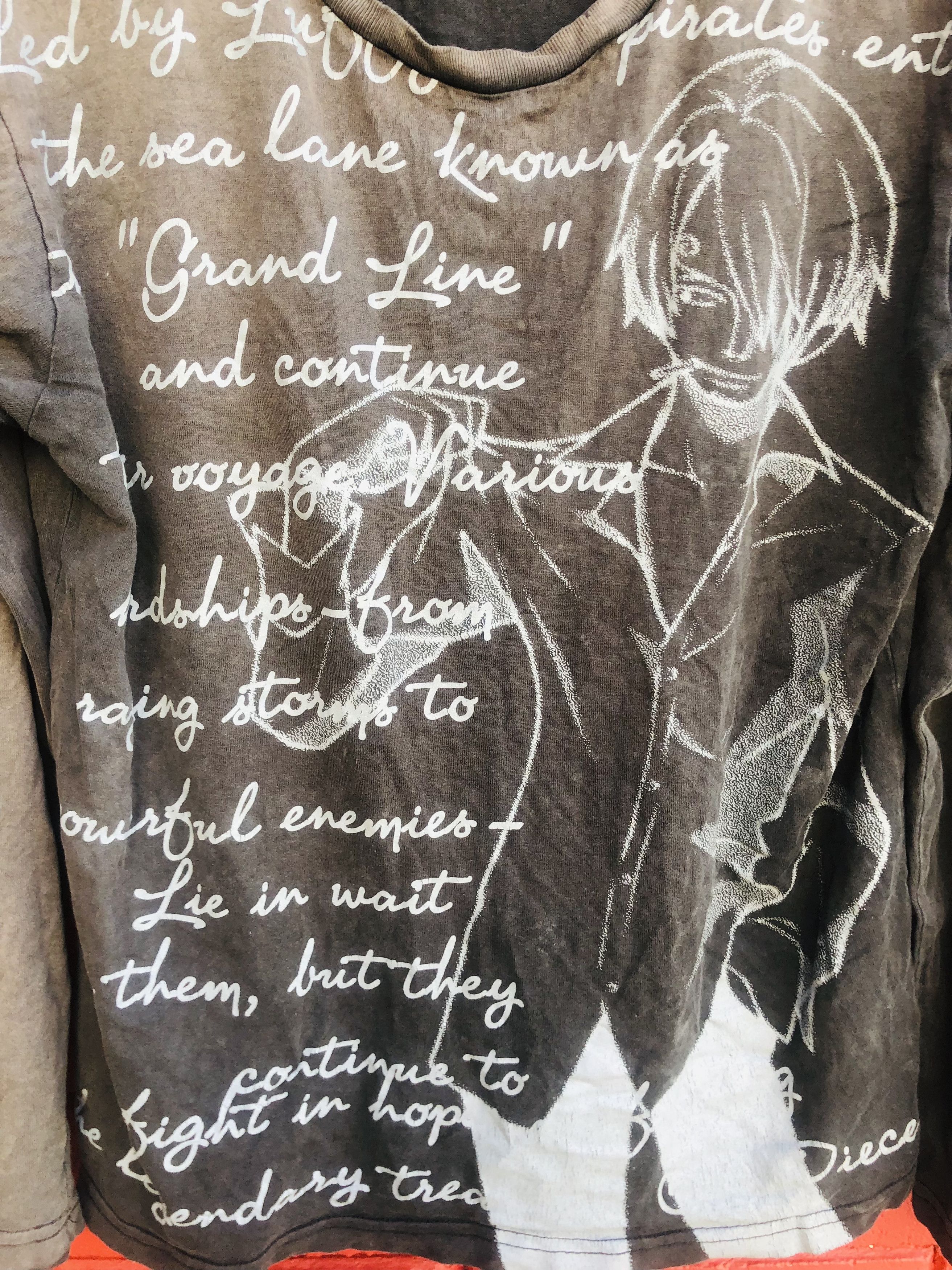Japanese Brand × Vintage Vintage One Piece Cartoon Movie Streetwear Fashion Style Size US M / EU 48-50 / 2 - 4 Thumbnail