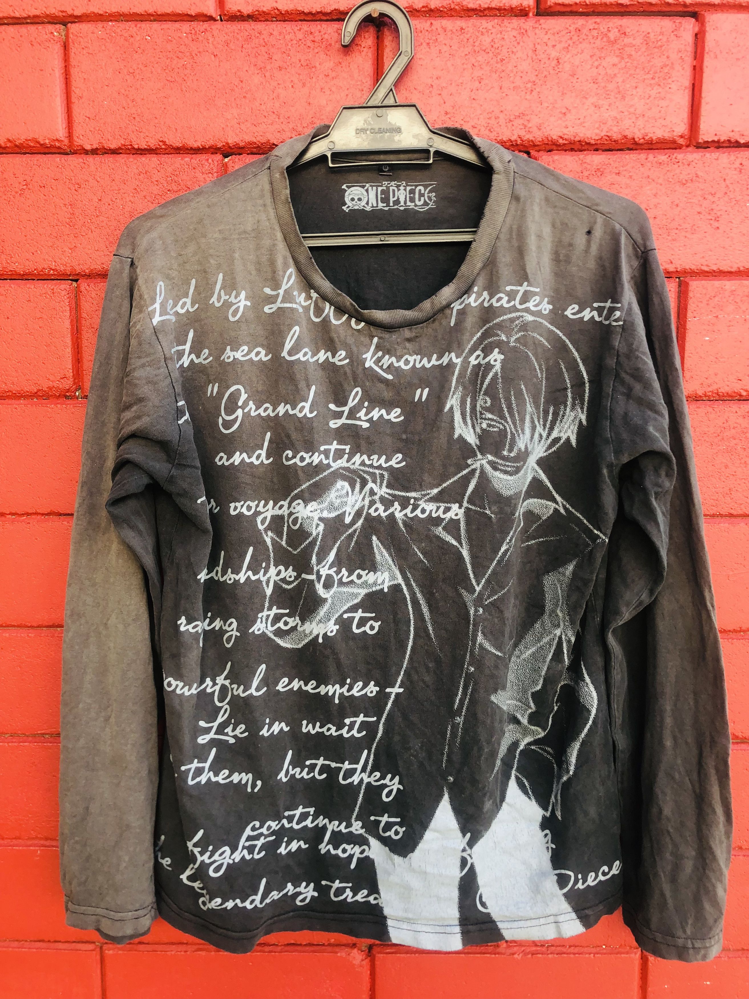 Japanese Brand × Vintage Vintage One Piece Cartoon Movie Streetwear Fashion Style Size US M / EU 48-50 / 2 - 1 Thumbnail