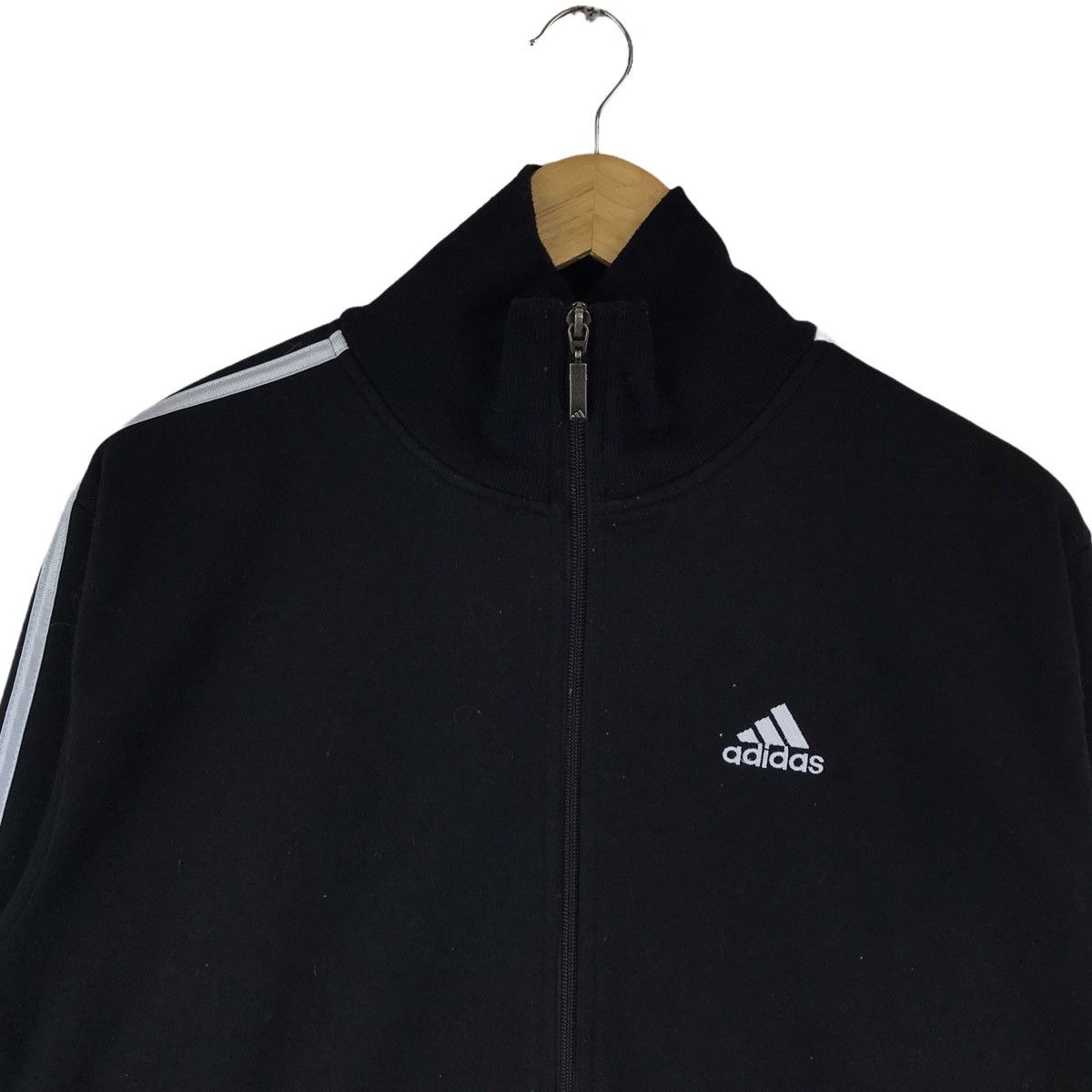 Adidas Adidas Equipment Adidas Martial Arts Zip Up Sweater Size US L / EU 52-54 / 3 - 2 Thumbnail