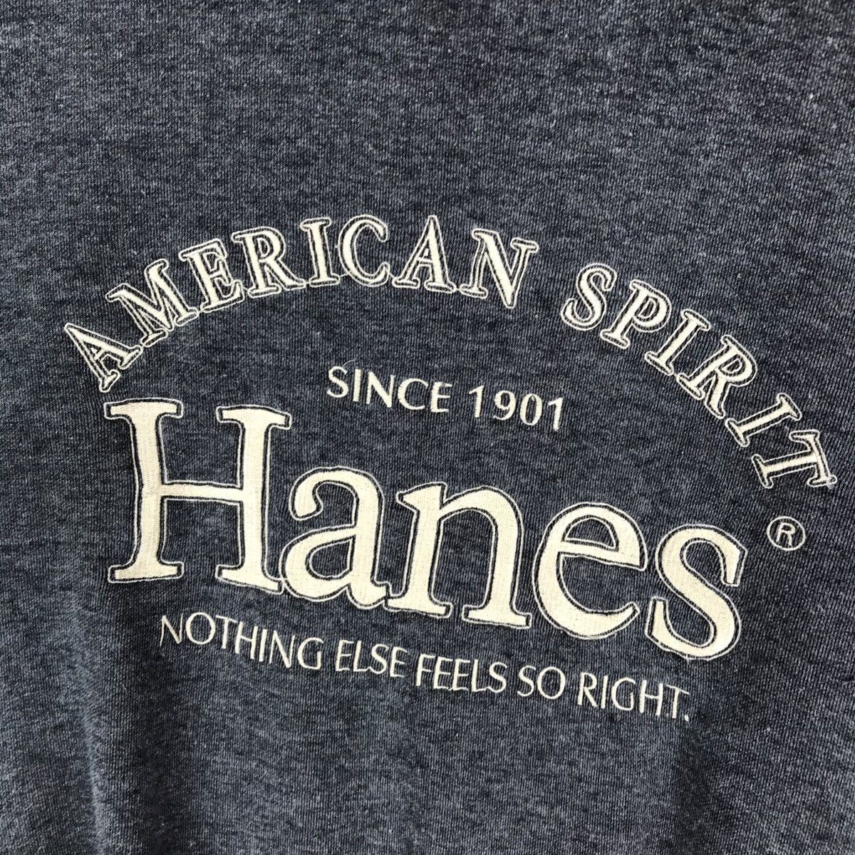 Hanes Vintage 80s Hanes Spell Out Crewneck Sweatshirt Size US L / EU 52-54 / 3 - 3 Thumbnail
